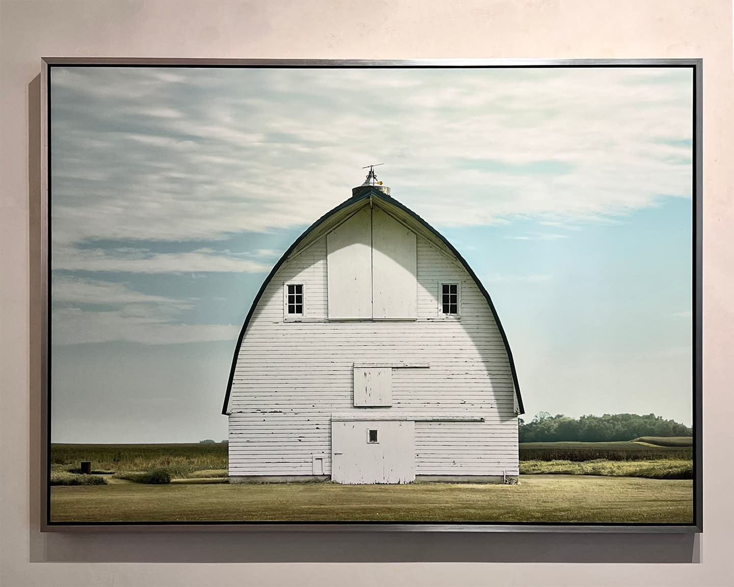Jim Westphalen Installation shot Nieland Barn view at Gilman Contemporary
