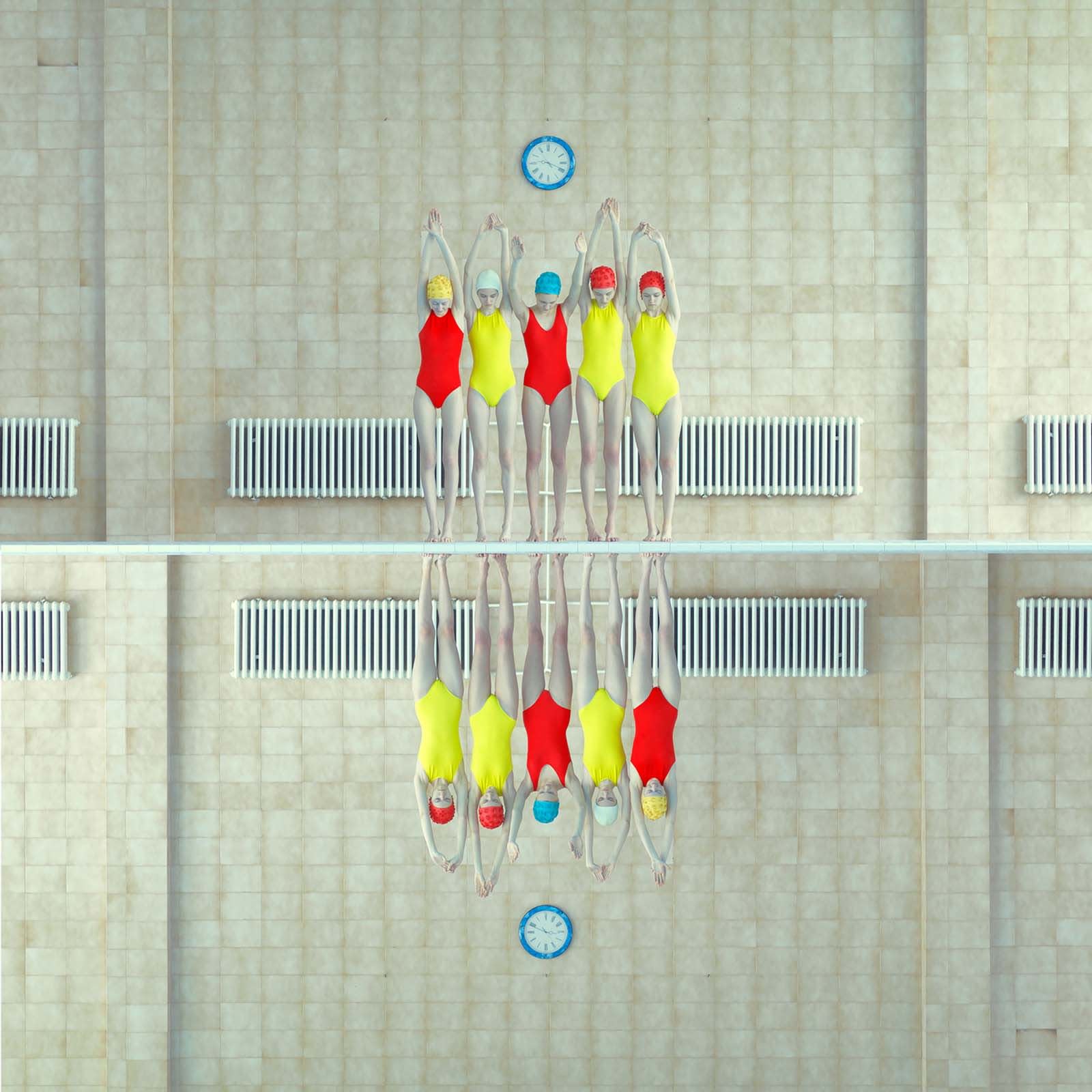 Ten Girls Maria Svarbova photography swimming pool buy here Gilman Contemporary Sun Valley art gallery