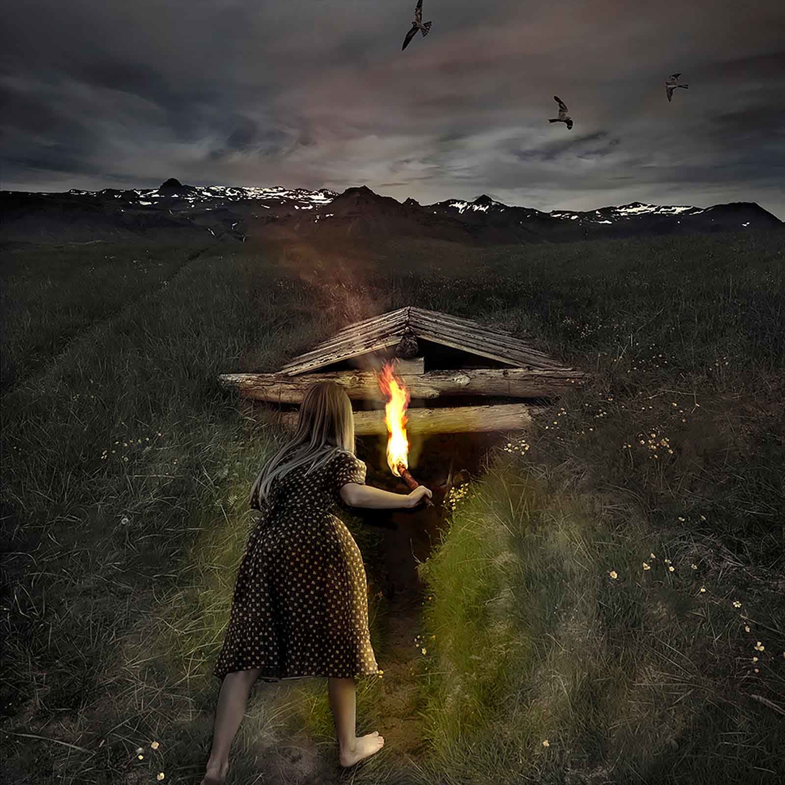 Tom Chambers Iceland photomontage buy here Gilman Contemporary Sun Valley art gallery