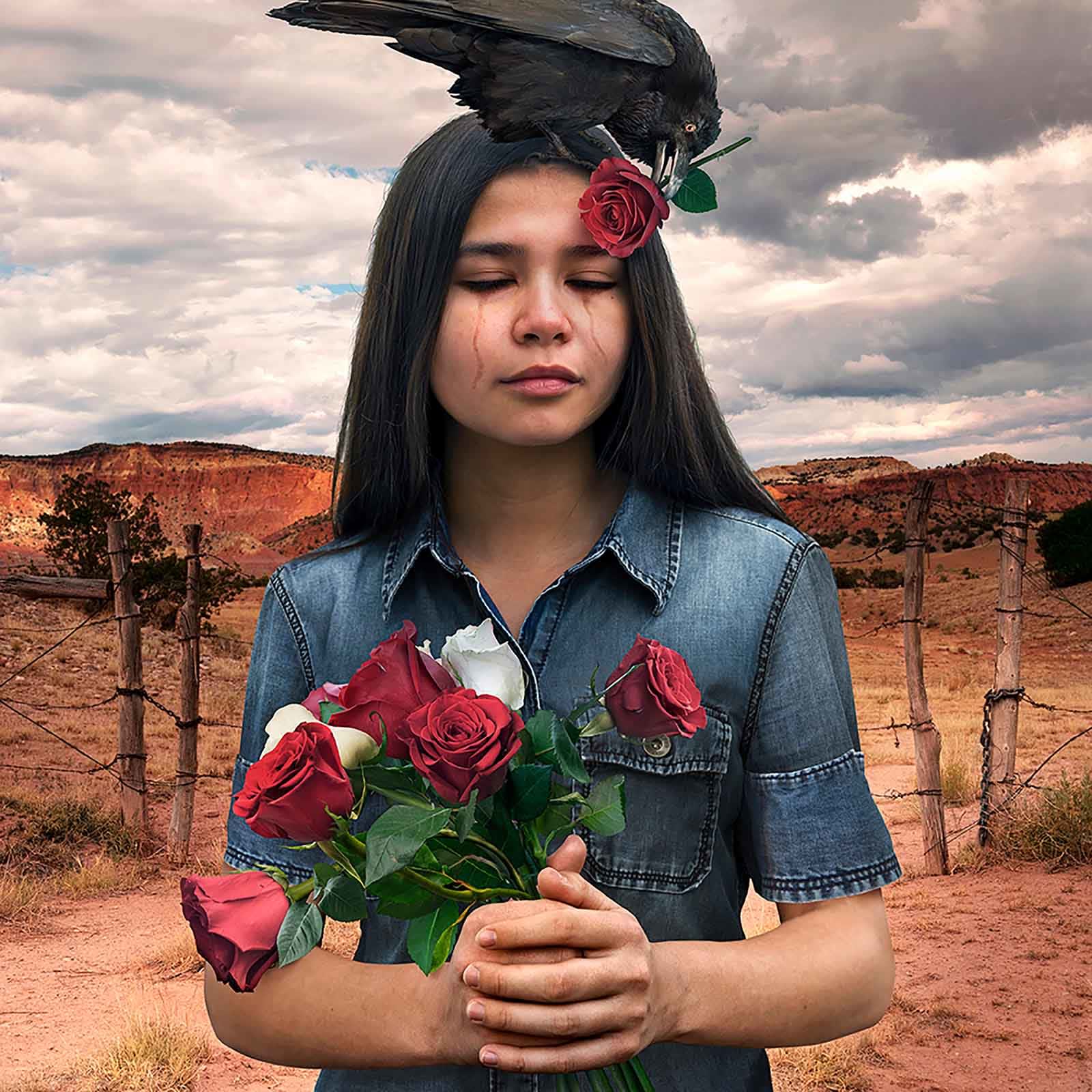 Tom Chambers photograph Raven's Blessing buy original here Gilman gallery Sun Valley contemporary art
