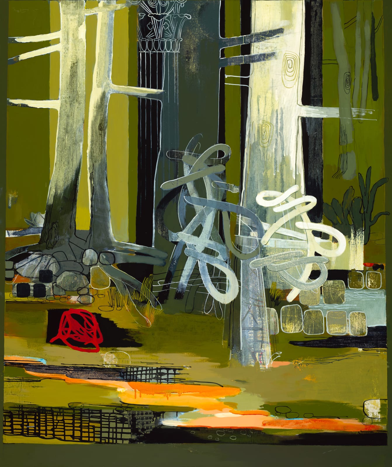 abstract landscape by Frances McCormack