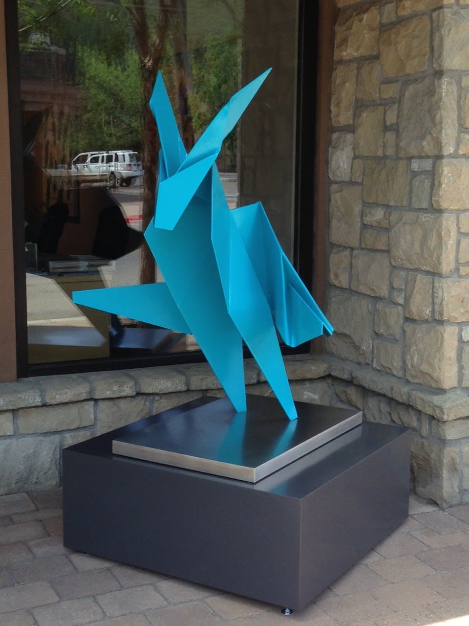 Hacer steel rabbit large scale in blue