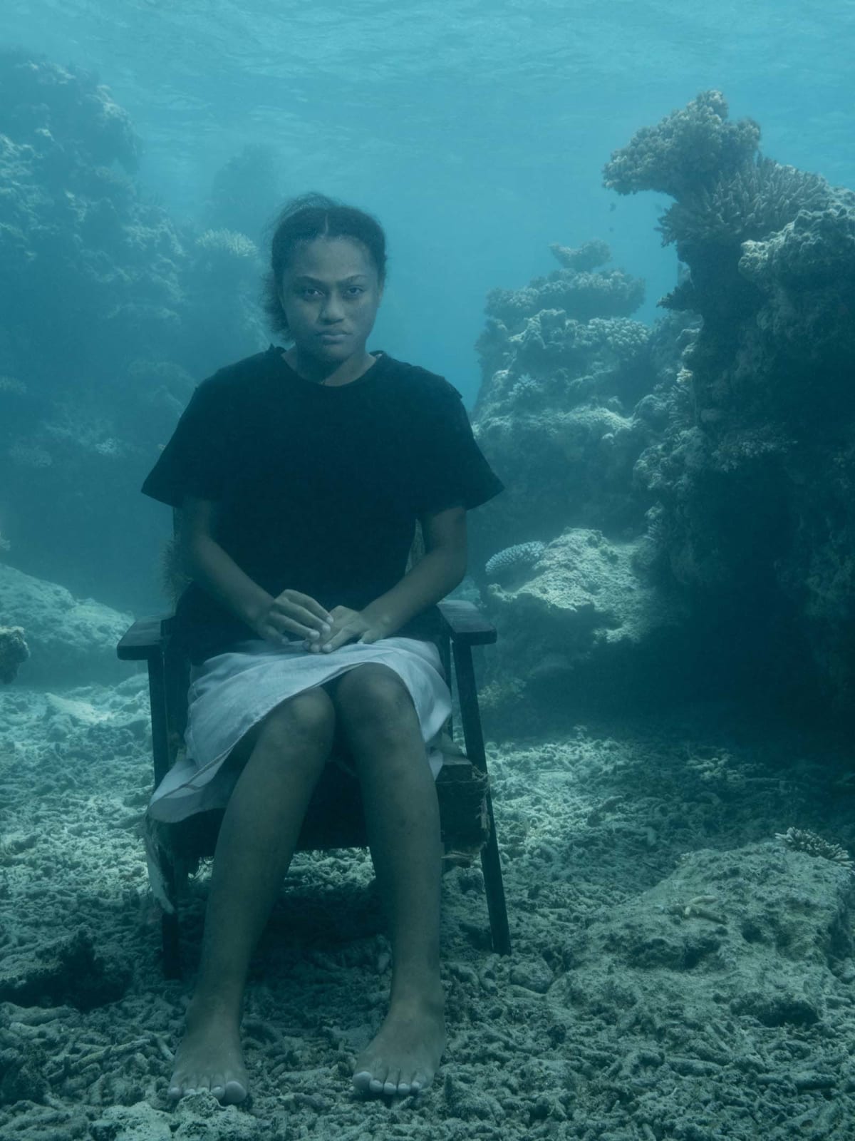 Nick Brandt, Akessa in Chair, Fiji, 2023