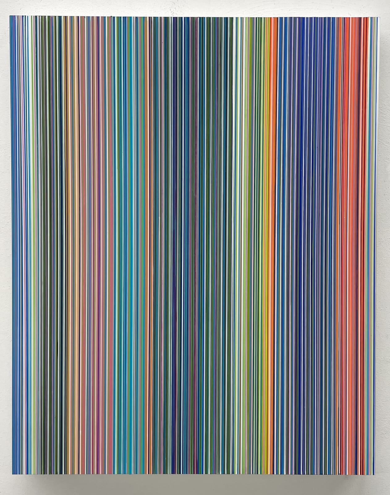 Marco Casentini multi stripe painting