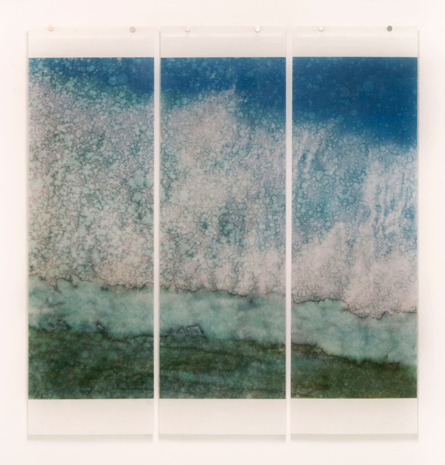 waves photograph on waxed kozo paper by jeri eisenberg