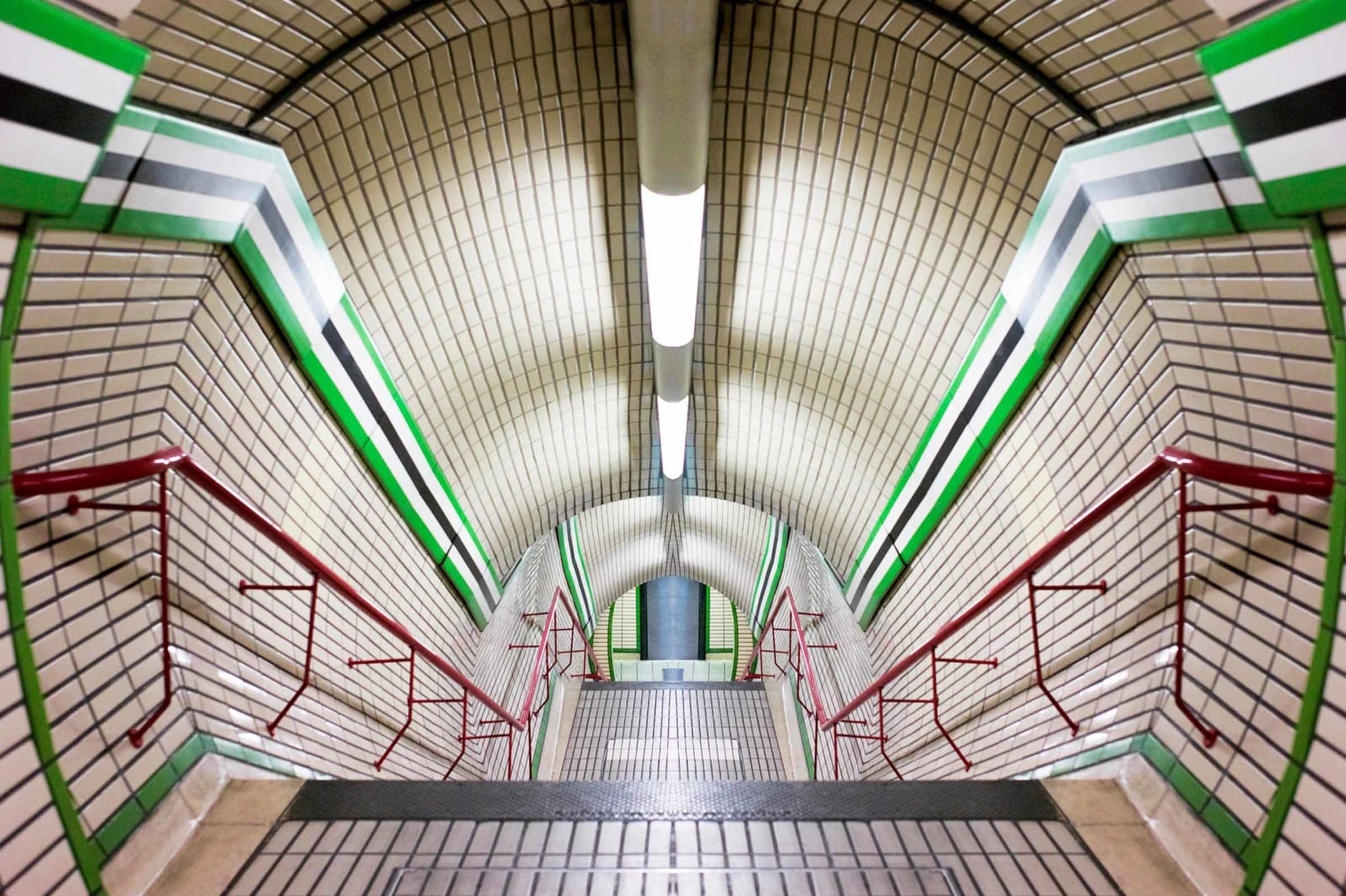 Laurie Victor Kay photo of stairs entering subway in Paris