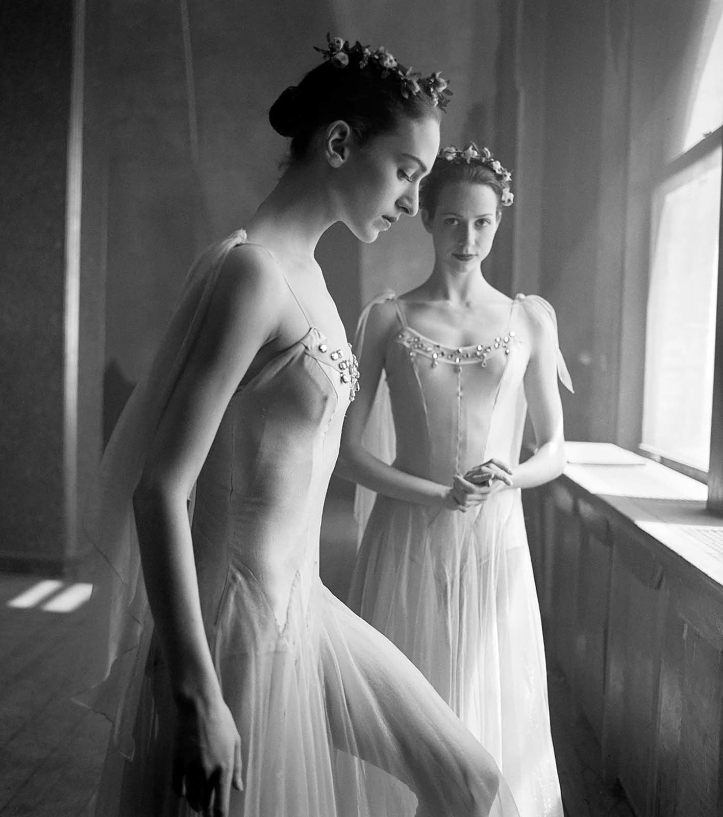 Rodney Smith photography The Cloudroom New York City two ballerinas buy here Gilman Contemporary Sun Valley art gallery