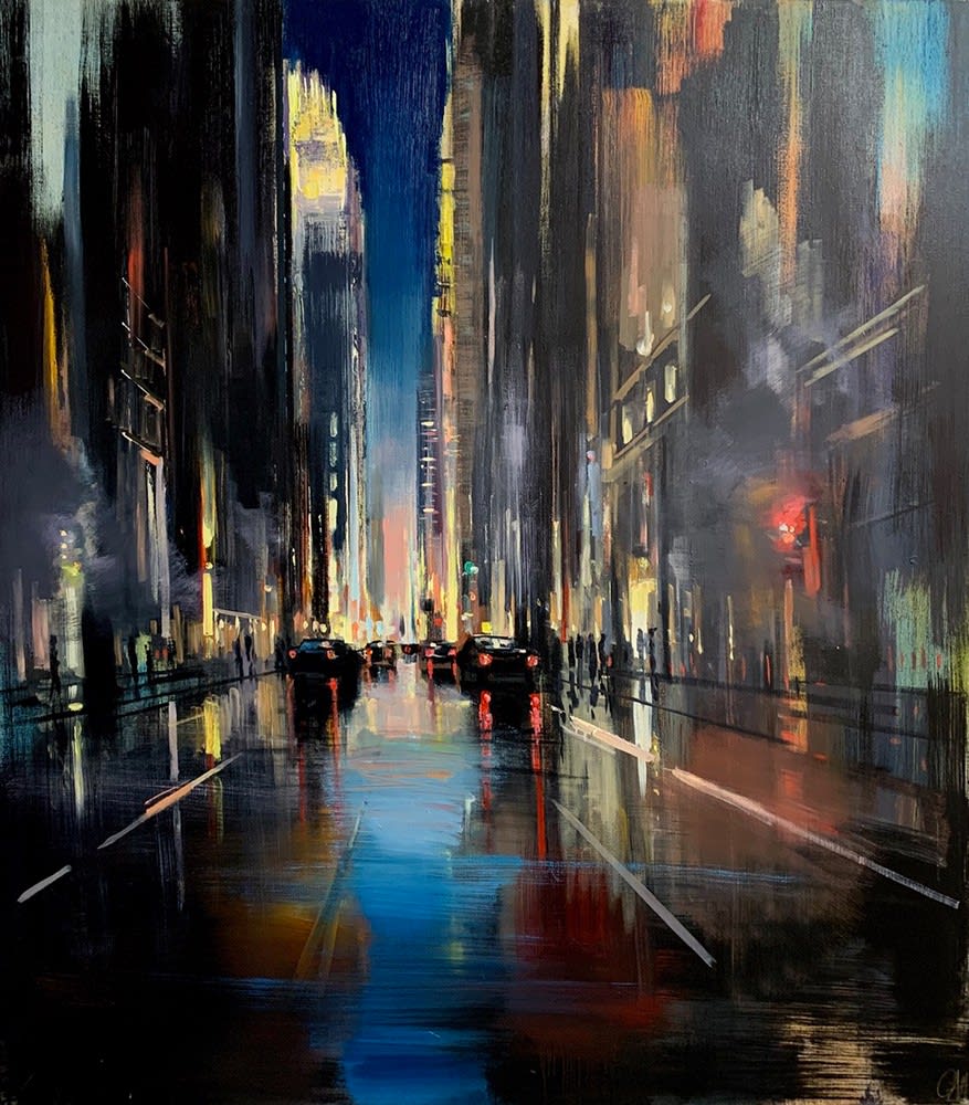 craig mooney piece of new york city in the rain