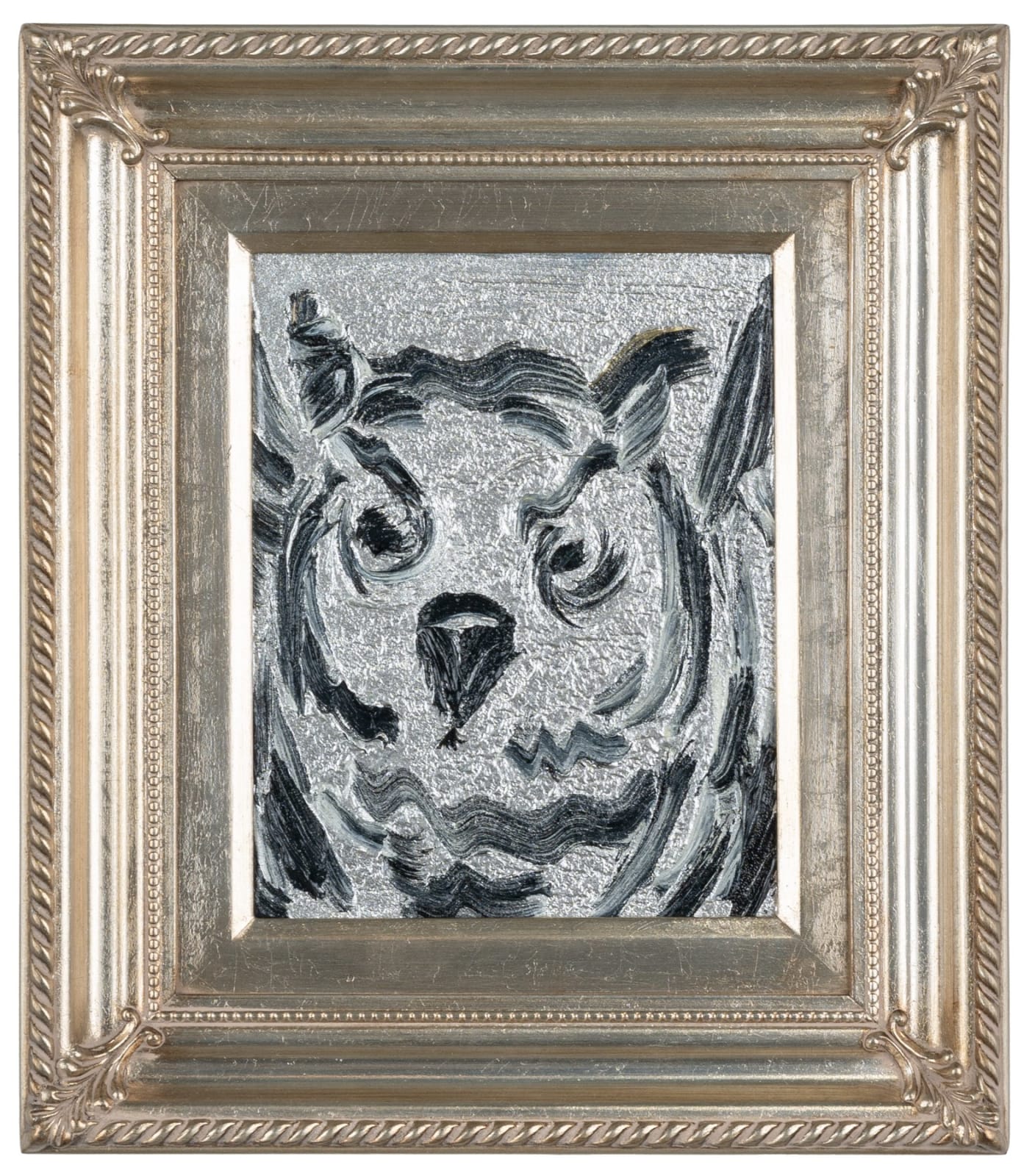 Silver Owl by Hunt slonem