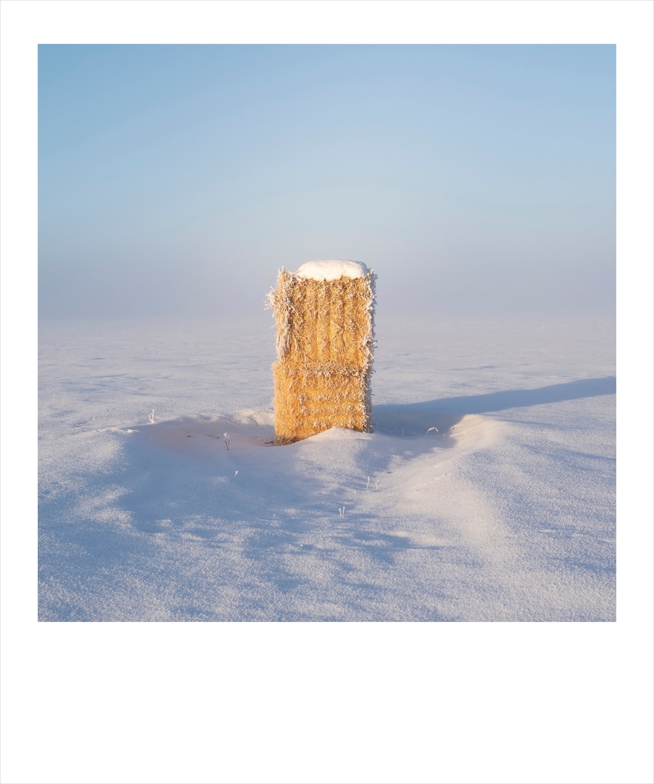 hay stack in field Idaho