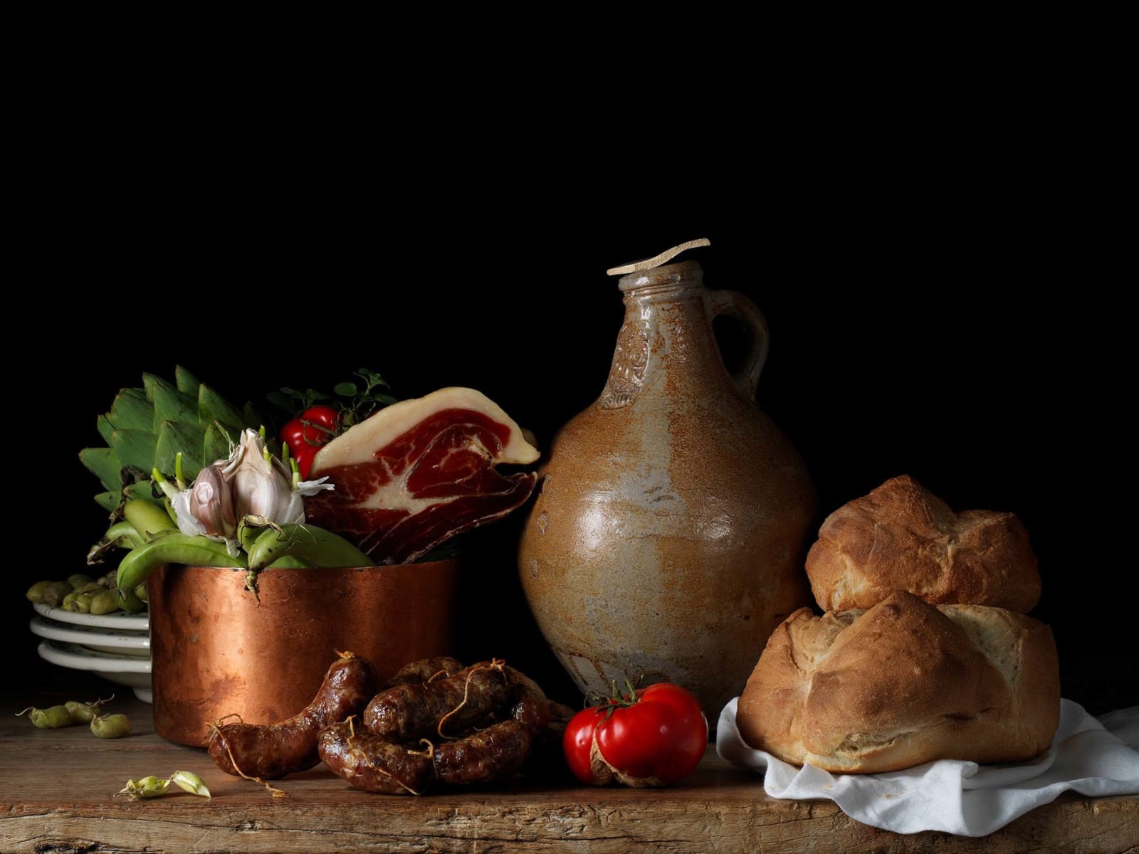 New York photographer Paulette Tavormina Jamon Iberico still life photograph buy here Gilman Contemporary Sun Valley art gallery Idaho