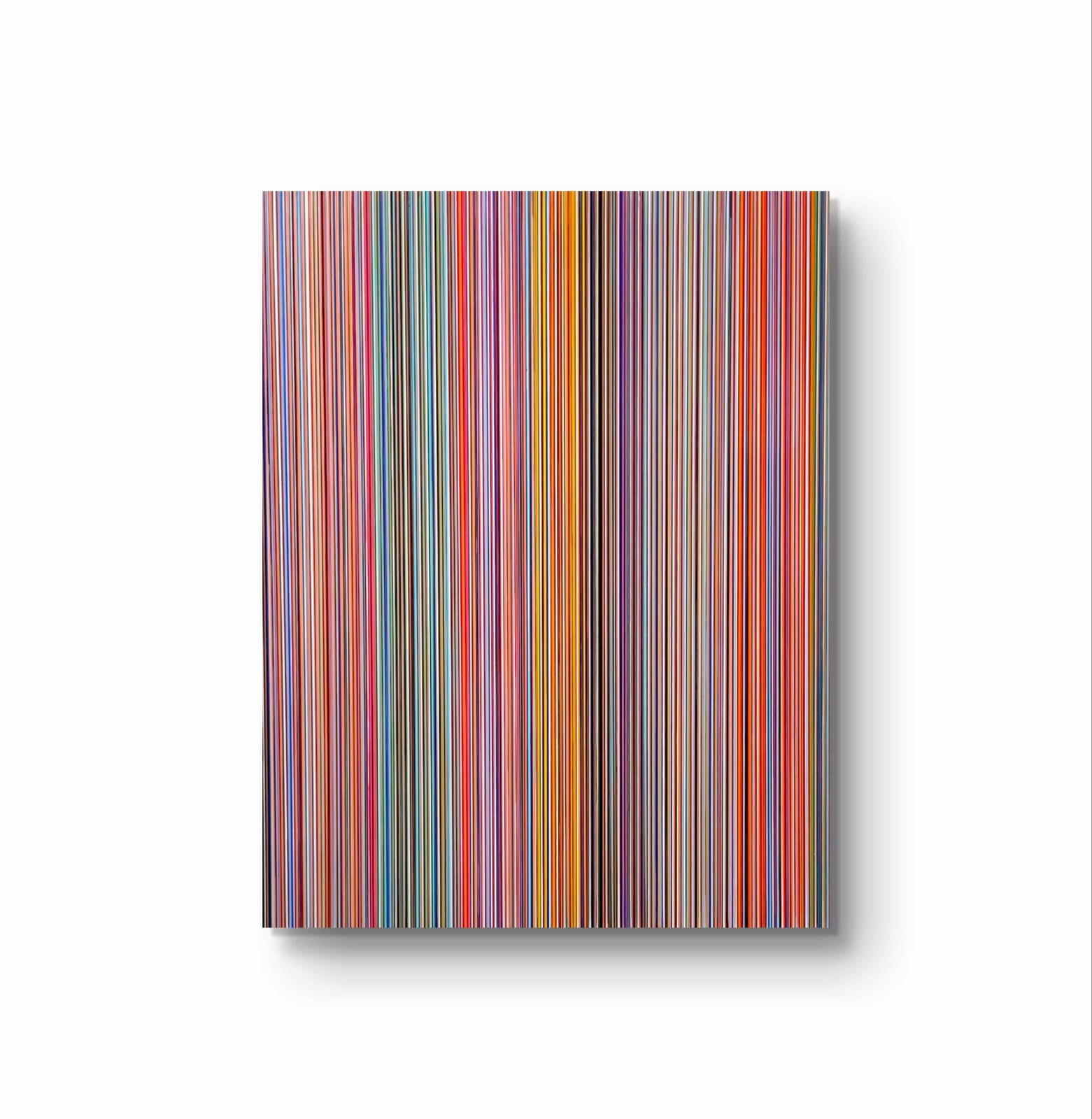 marco casentini abstract painting bright colors stripes inquire at gilman contemporary sun valley