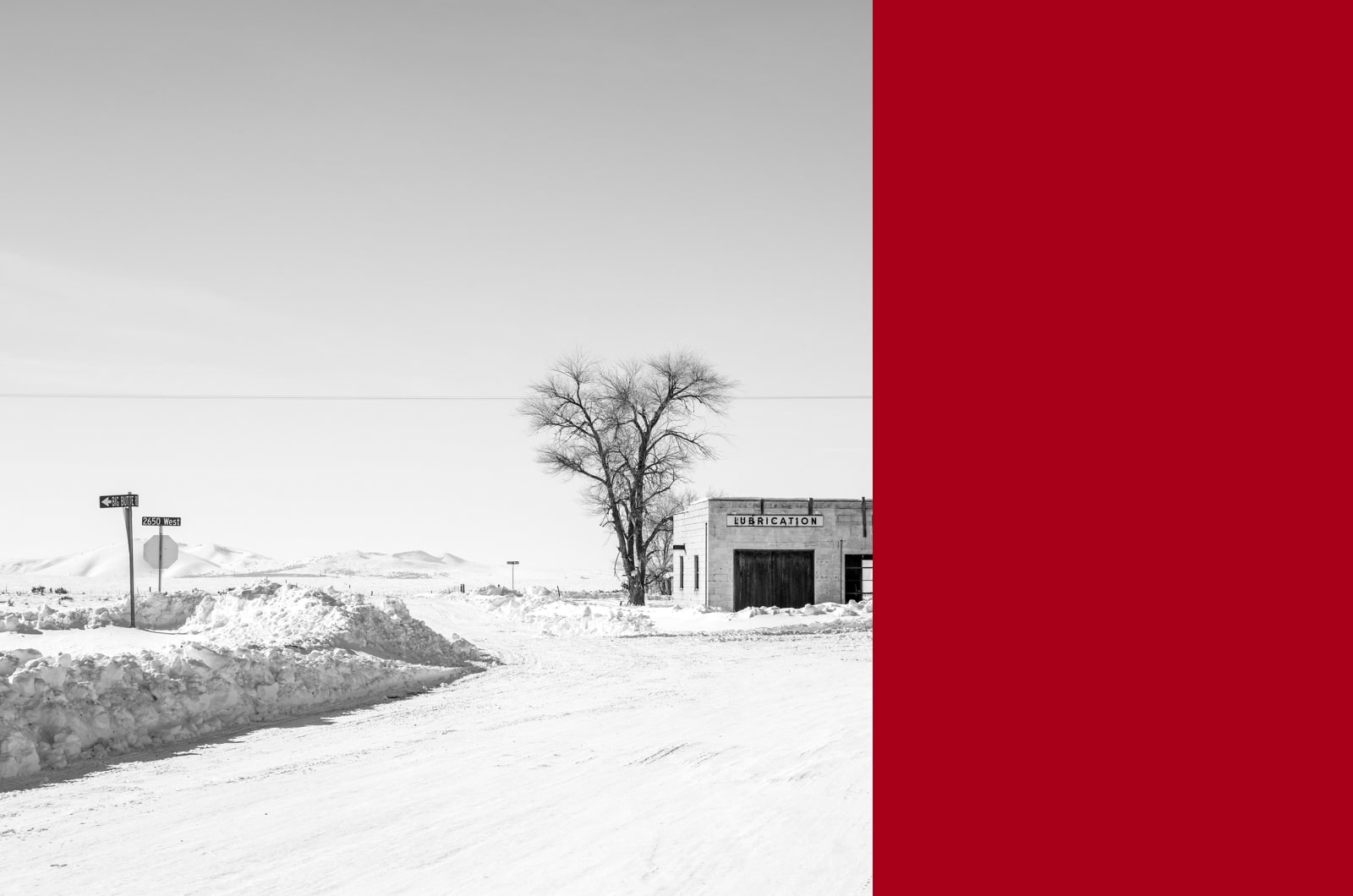 minimalist photograph winter Idaho by Wendel Wirth