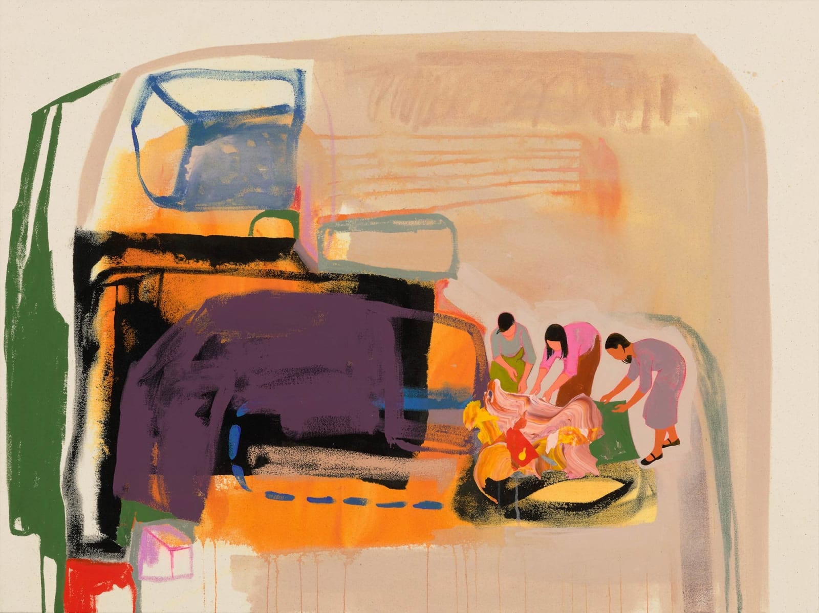 Seonna Hong Figurative work depicts human connection and relations inquire at Gilman Contemporary Sun Valley