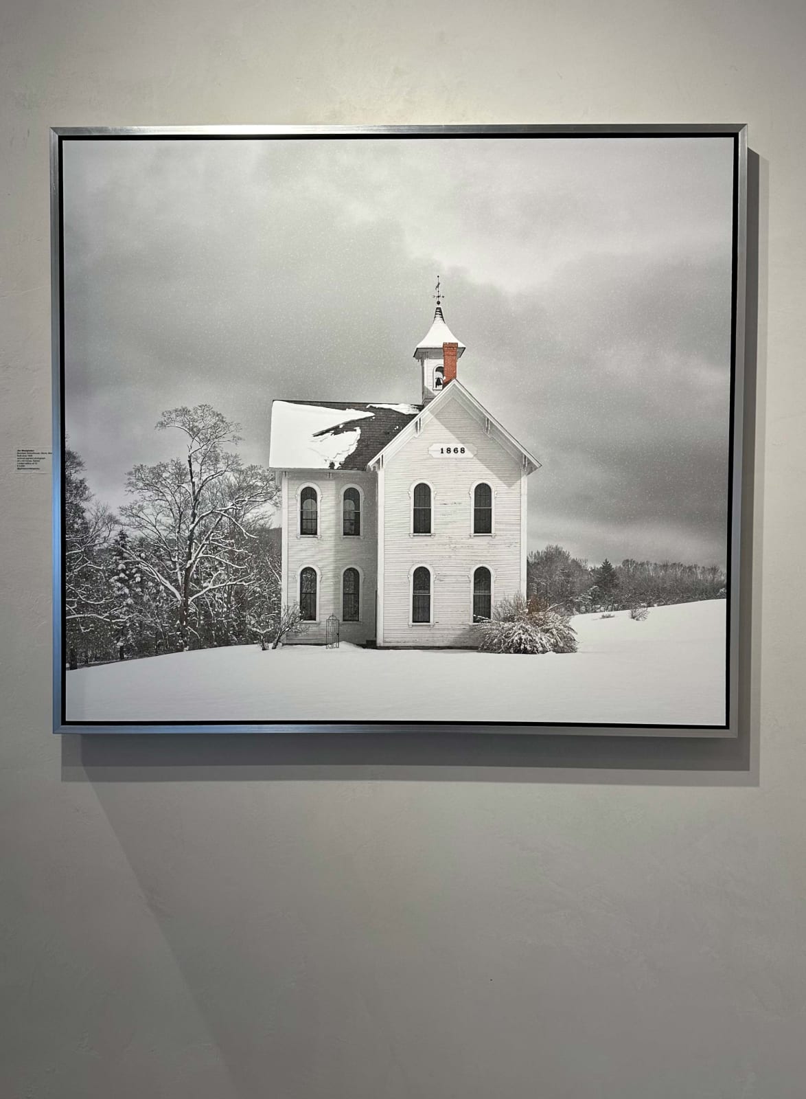 Installation shot 1868 schoolhouse by jim westphalen at Gilman Contemporary