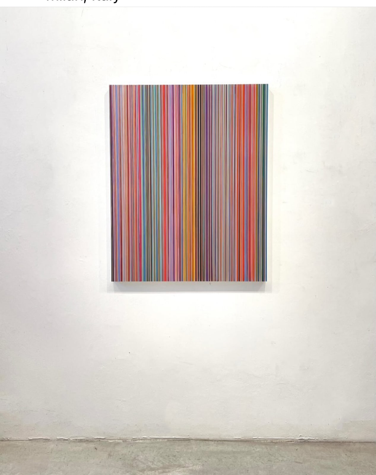 marco casentini abstract painting bright colors stripes inquire at gilman contemporary sun valley