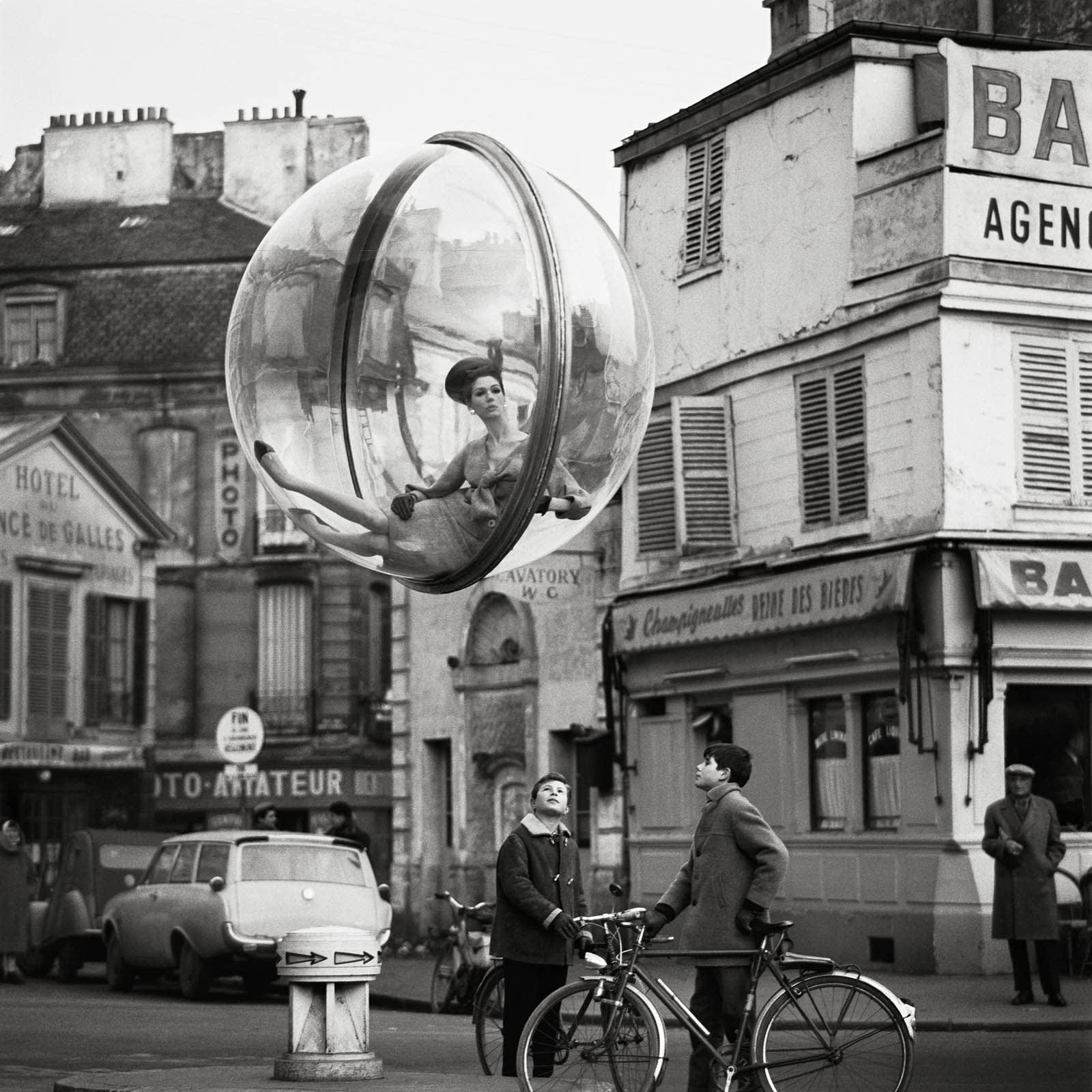 Melvin Sokolsky photography Harper's Bazaar Paris Bubble series sold here Sun Valley art gallery Gilman Contemporary