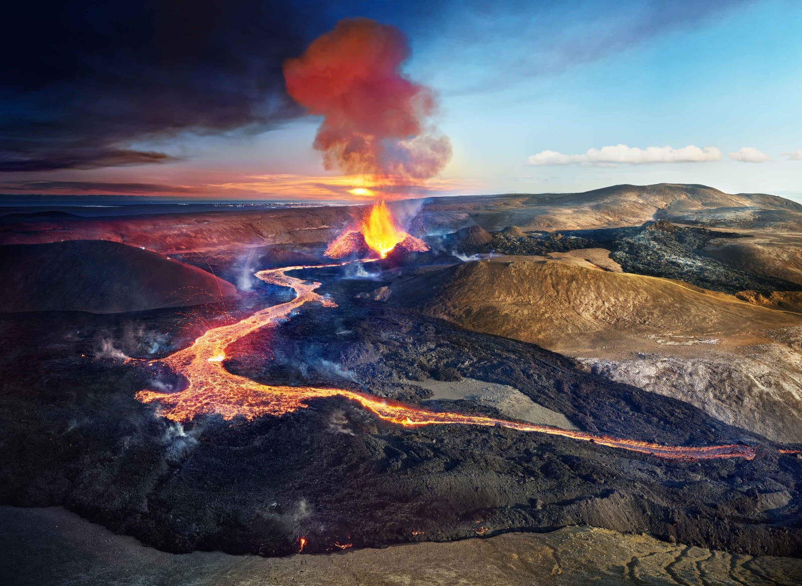 Stephen Wilkes photograph Fagradalsfjall Volcano Iceland
