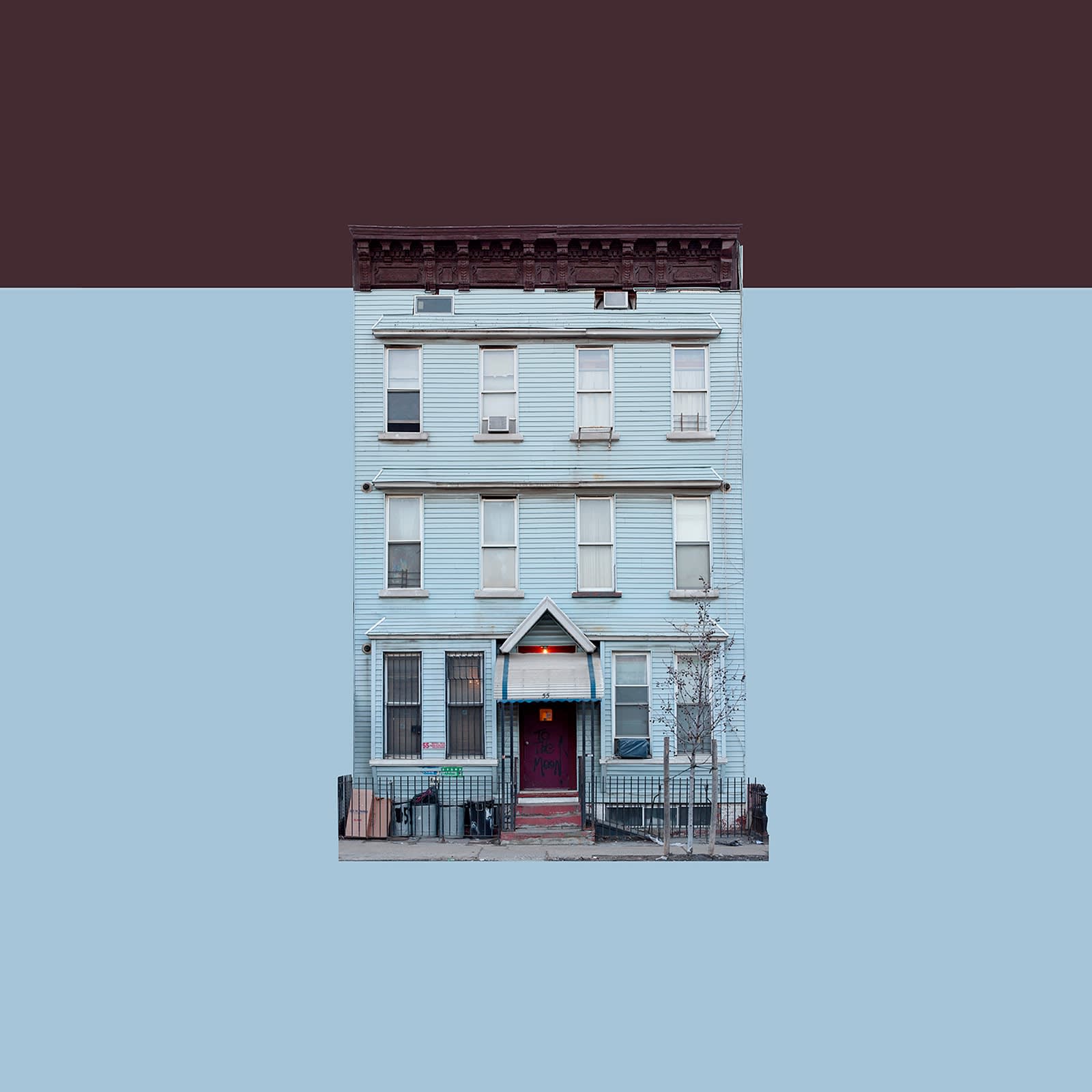 Niv Rozenberg photography Brooklyn NYC brownstones color field abstract art buy here Gilman Contemporary Sun Valley art gallery