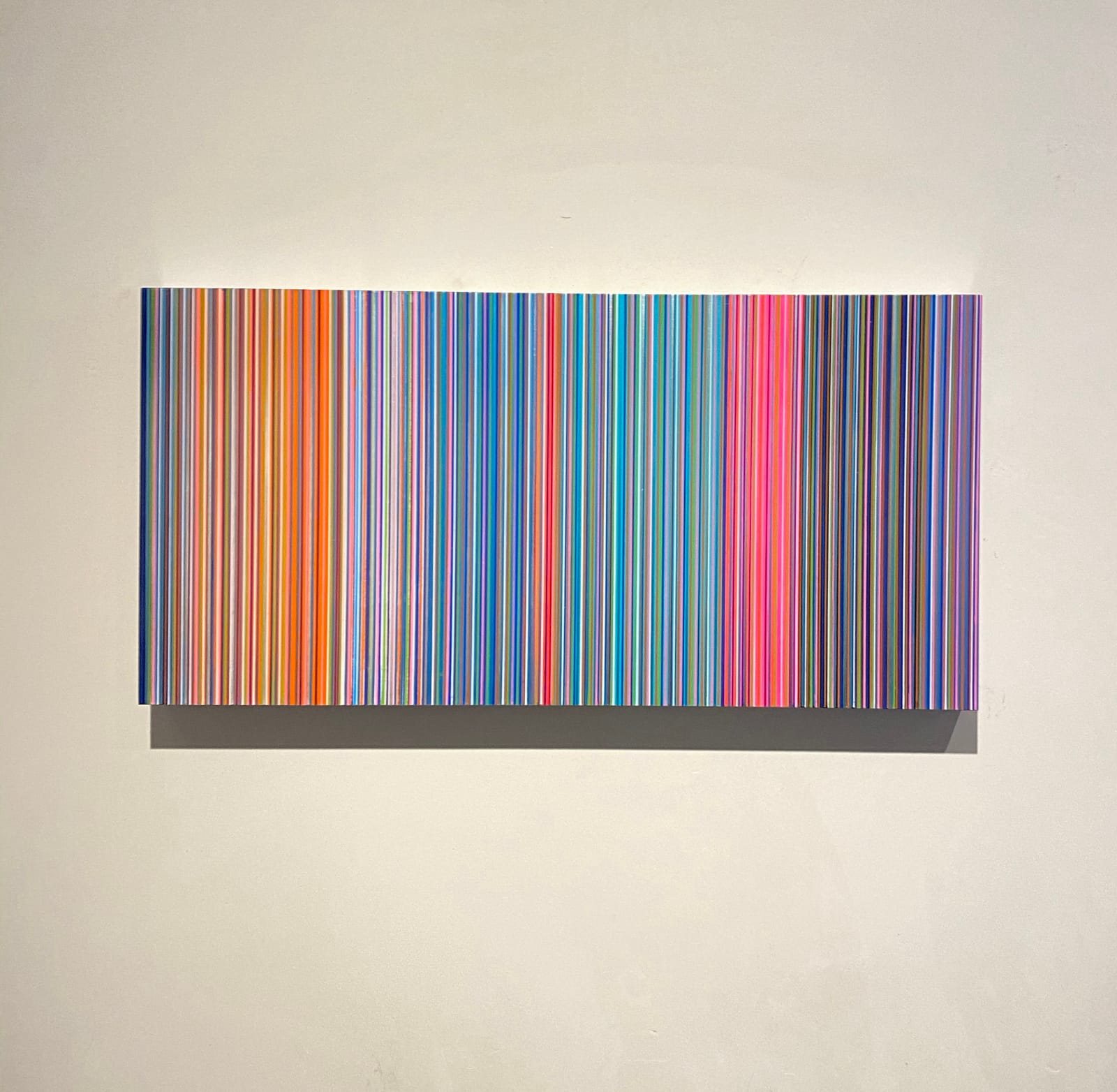 Marco Casentini multi stripe painting