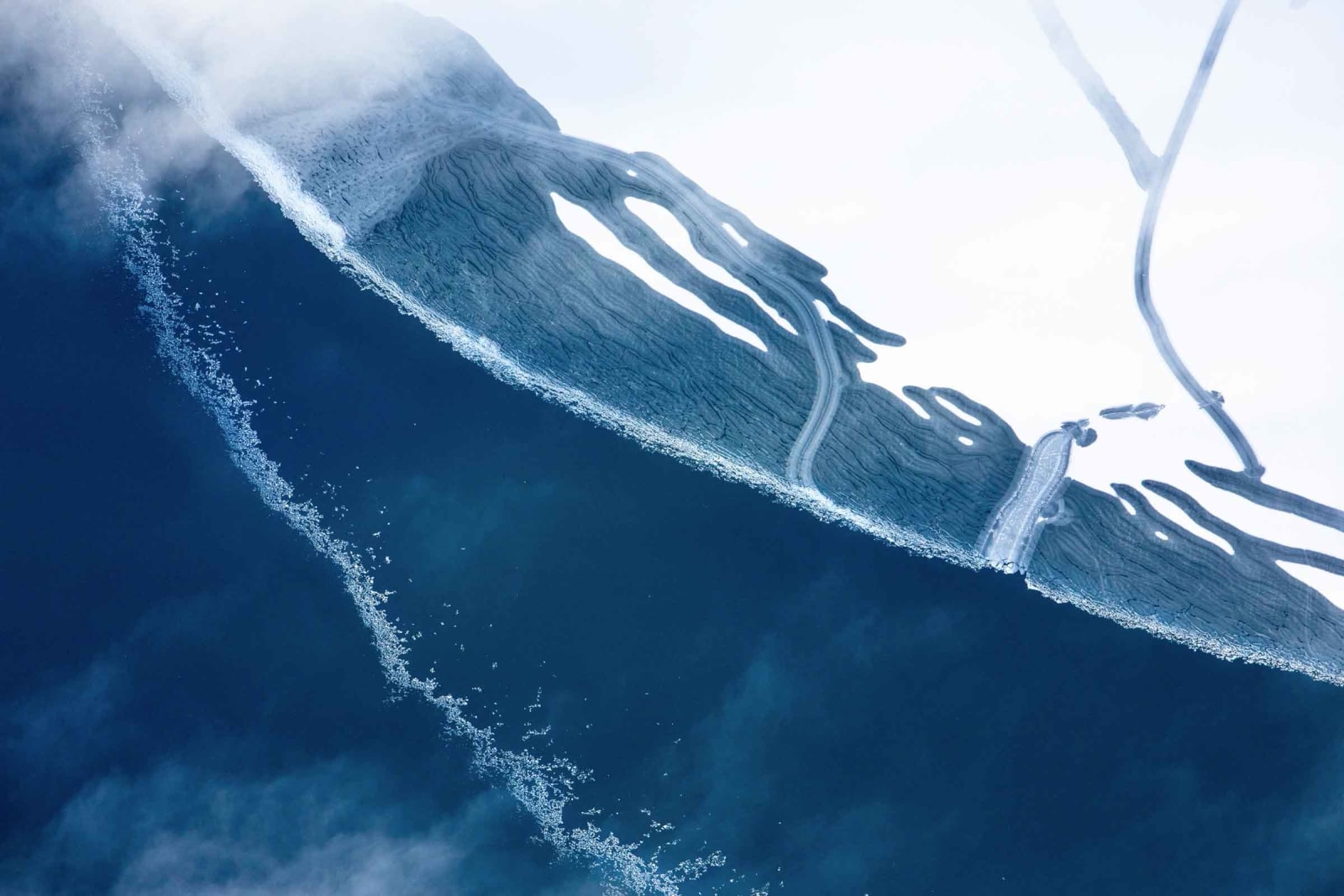 Frozen Wyoming lake photograph Tuck Fauntleroy buy here Gilman Contemporary Sun Valley art gallery