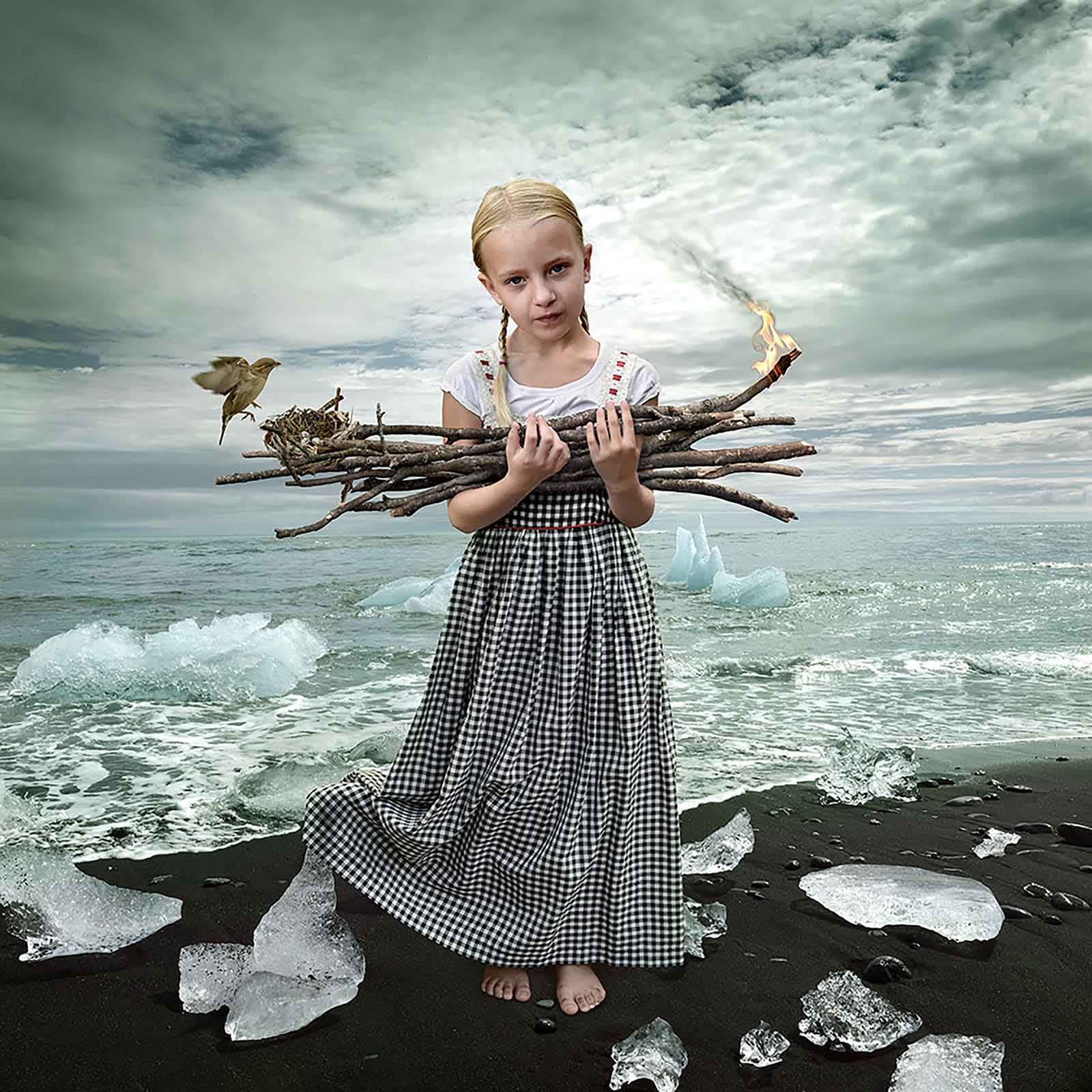 purchase Tom Chambers Iceland series Diamond beach original print Gilman Contemporary