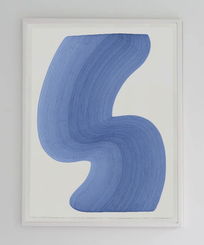 dana piazza line work on paper framed