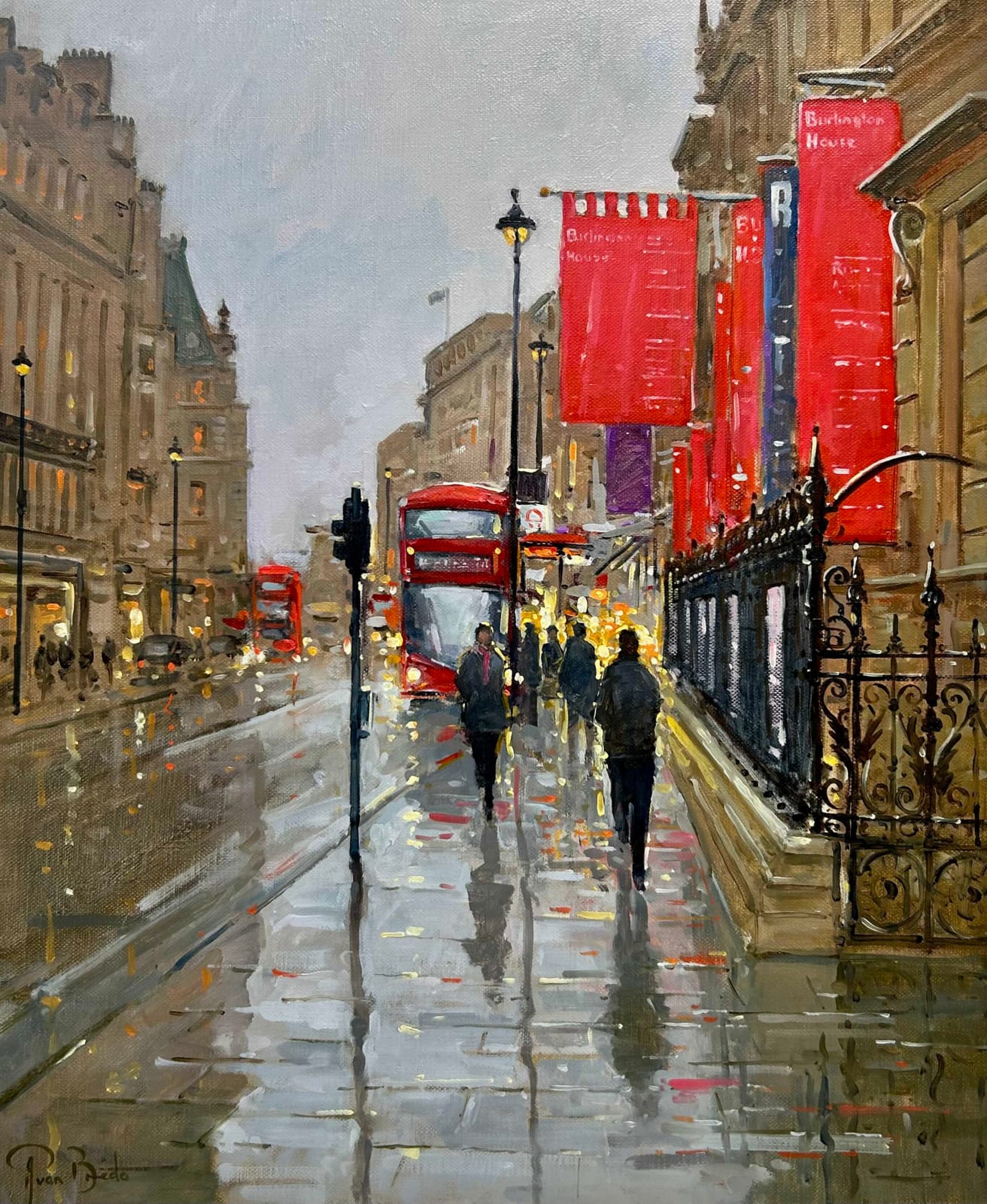 Peter van Breda, Reflections, Piccadilly, London