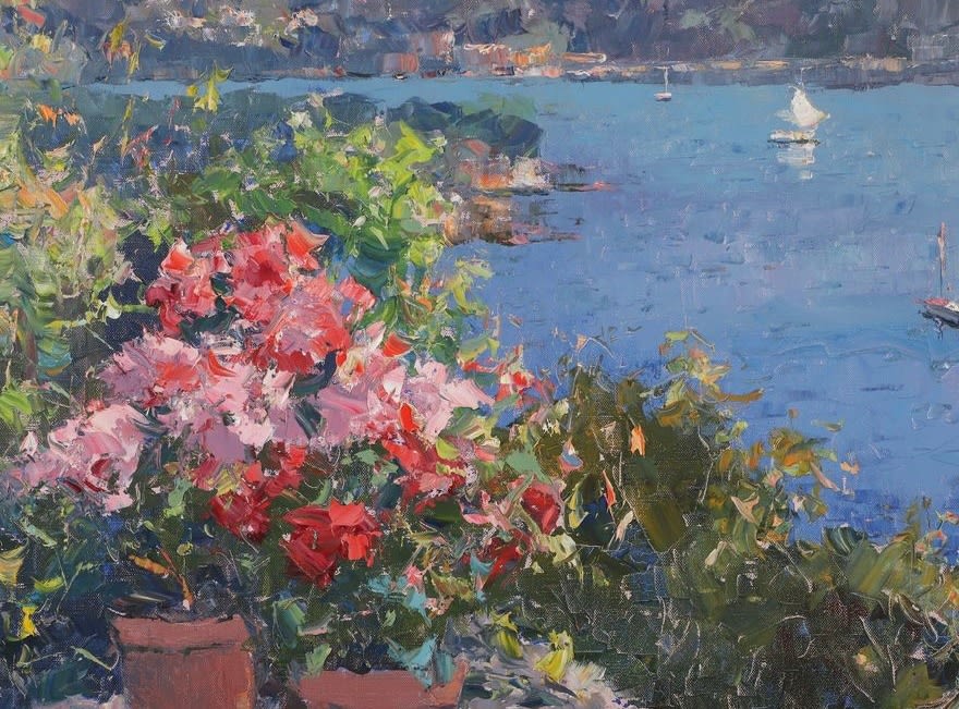 Pierre Bittar, Géraniums et Voiles Blanches