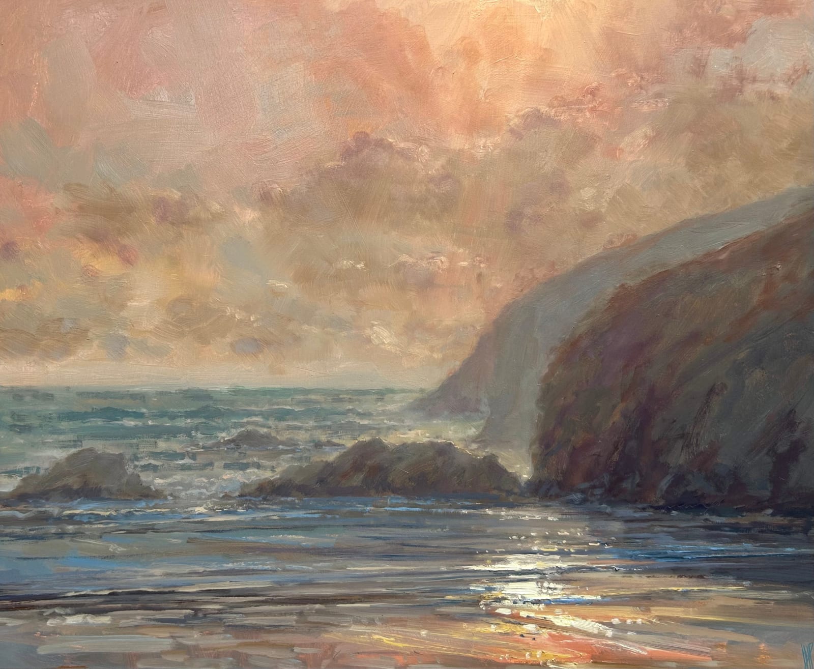 Georgina Potter, Low Sun on a Calm Evening