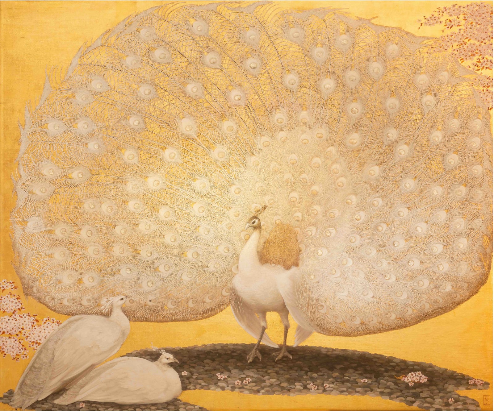 Clarissa James, Peacock Triptych