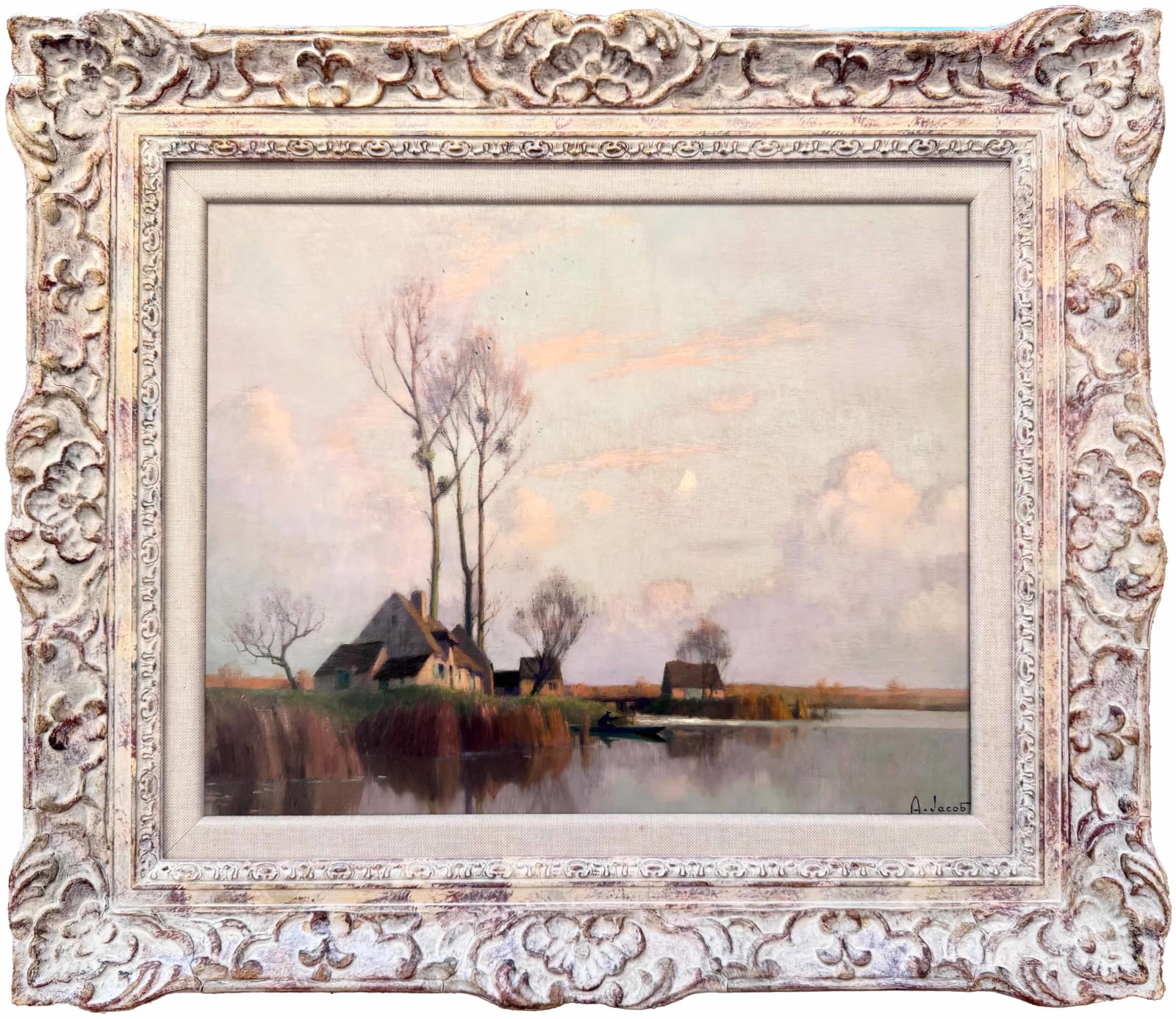 Alexandre Louis Jacob, Soir Sur le Marais, Derniers Rayons