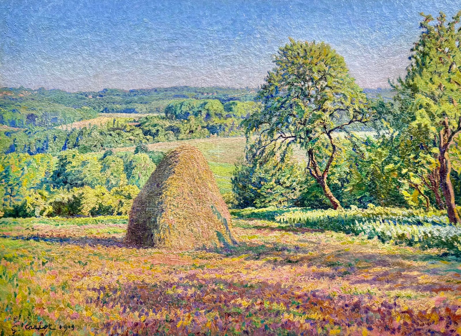 Gustave Cariot, L’Ombre et la Lumière sur la Meule, 1919