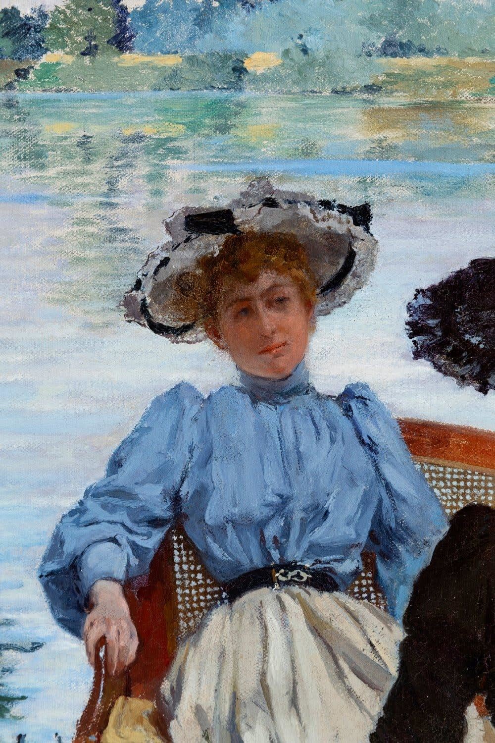 Roger-Joseph Jourdain, Sur la Seine en Été, 1889