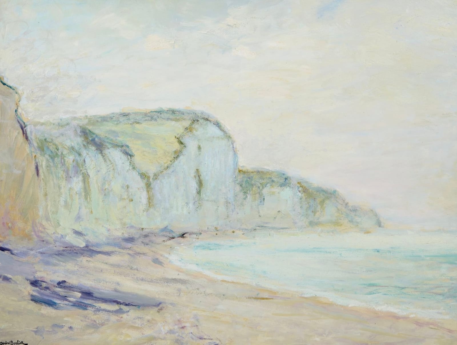 André Barbier, Falaise de Pourville