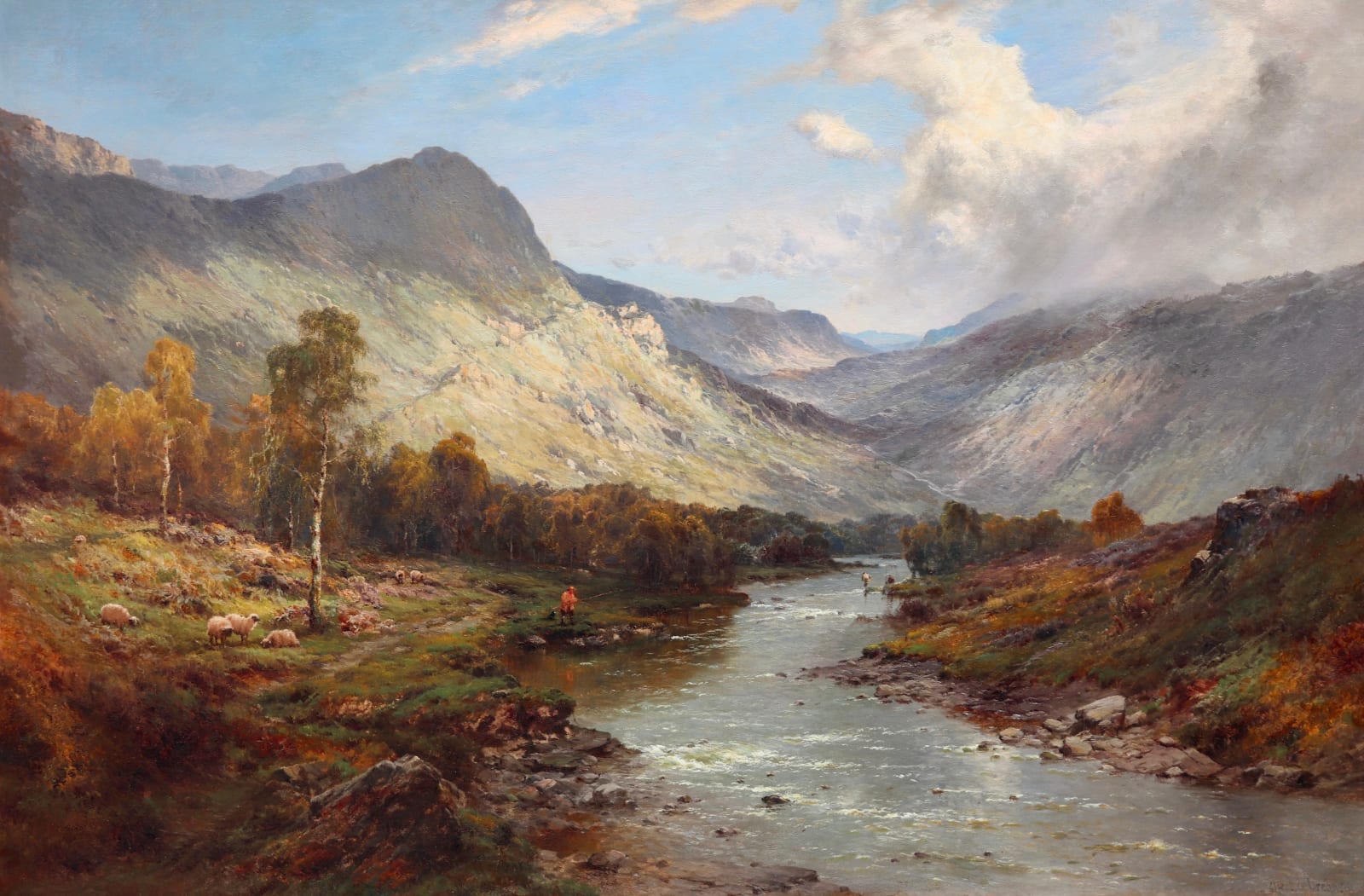Alfred de Breanski Snr., The Banks of the River Doon