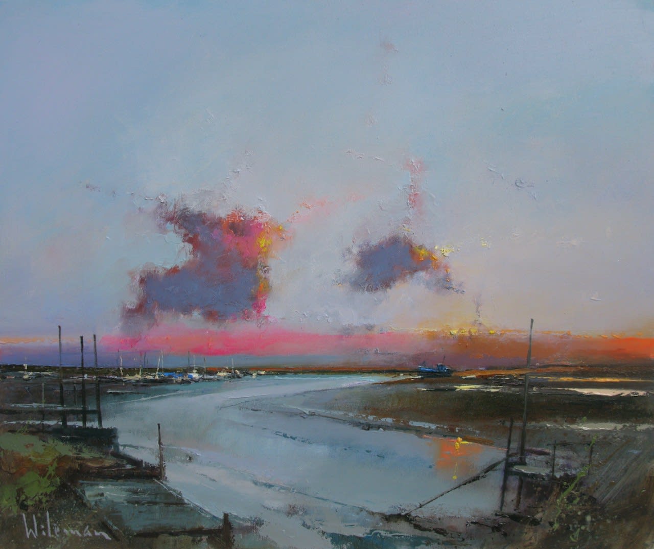 Peter Wileman, Soft Light at Blakeney Quay