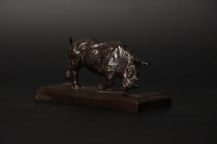 Edward Waites, Charging Rhino Miniature