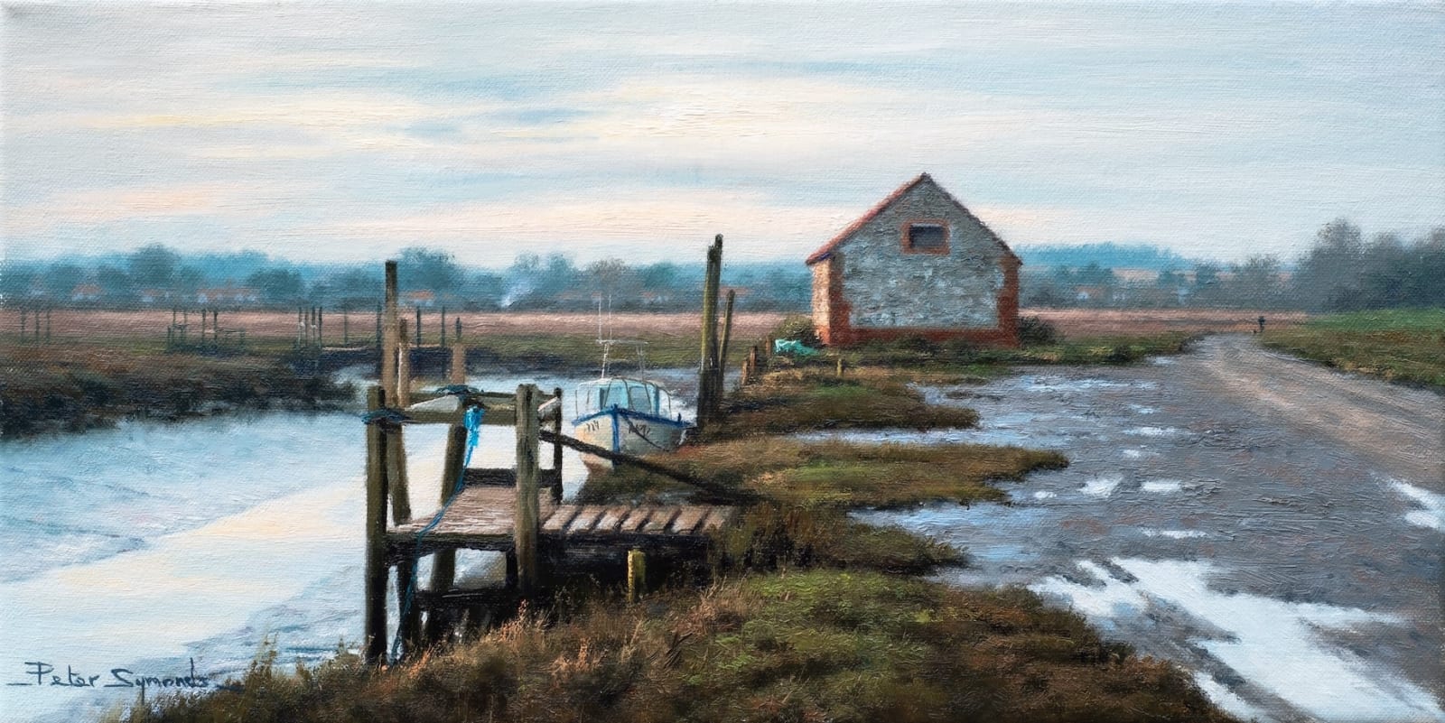 Peter Symonds, Dawn, the Coal Barn, Thornham, Norfolk