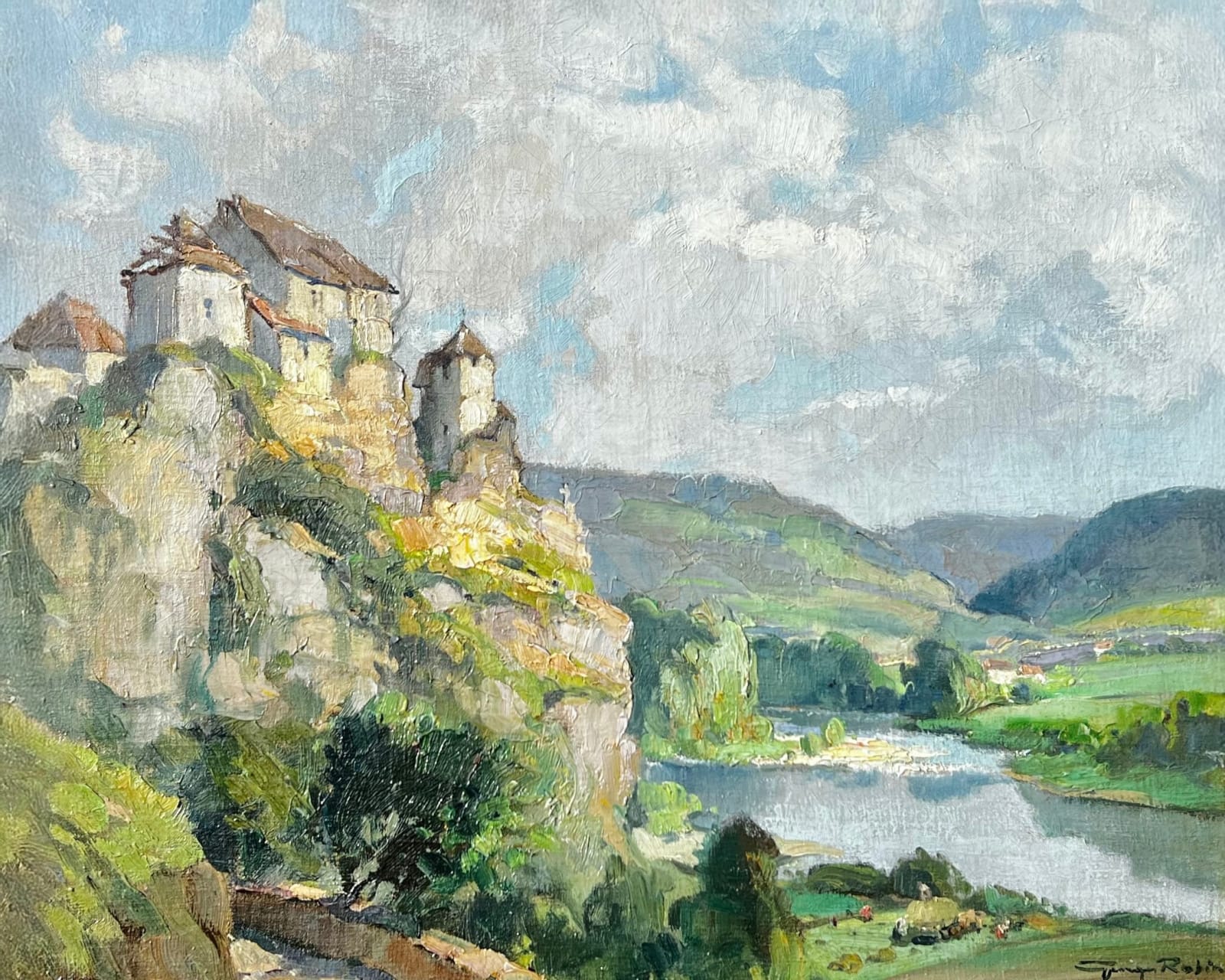 Georges Charles Robin, Calvignac et le Lot