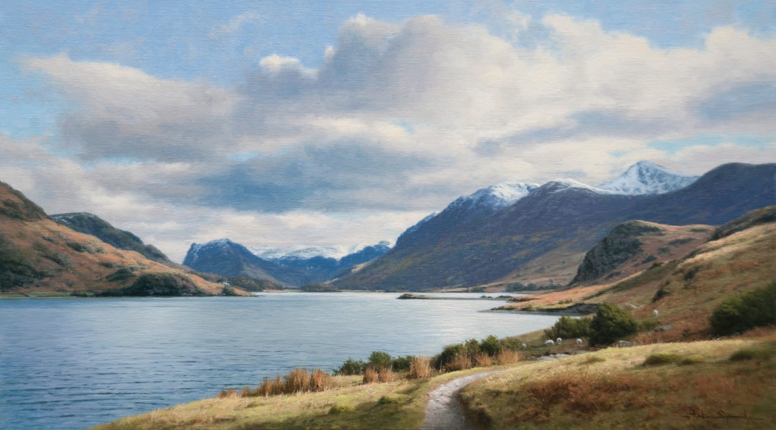 Peter Symonds, The Buttermere Fells from Crummock Water