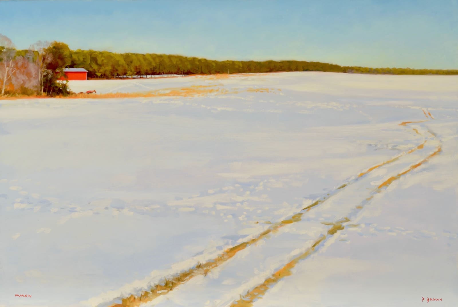 Paul S. Brown, Snow and Sun, The Red Barn