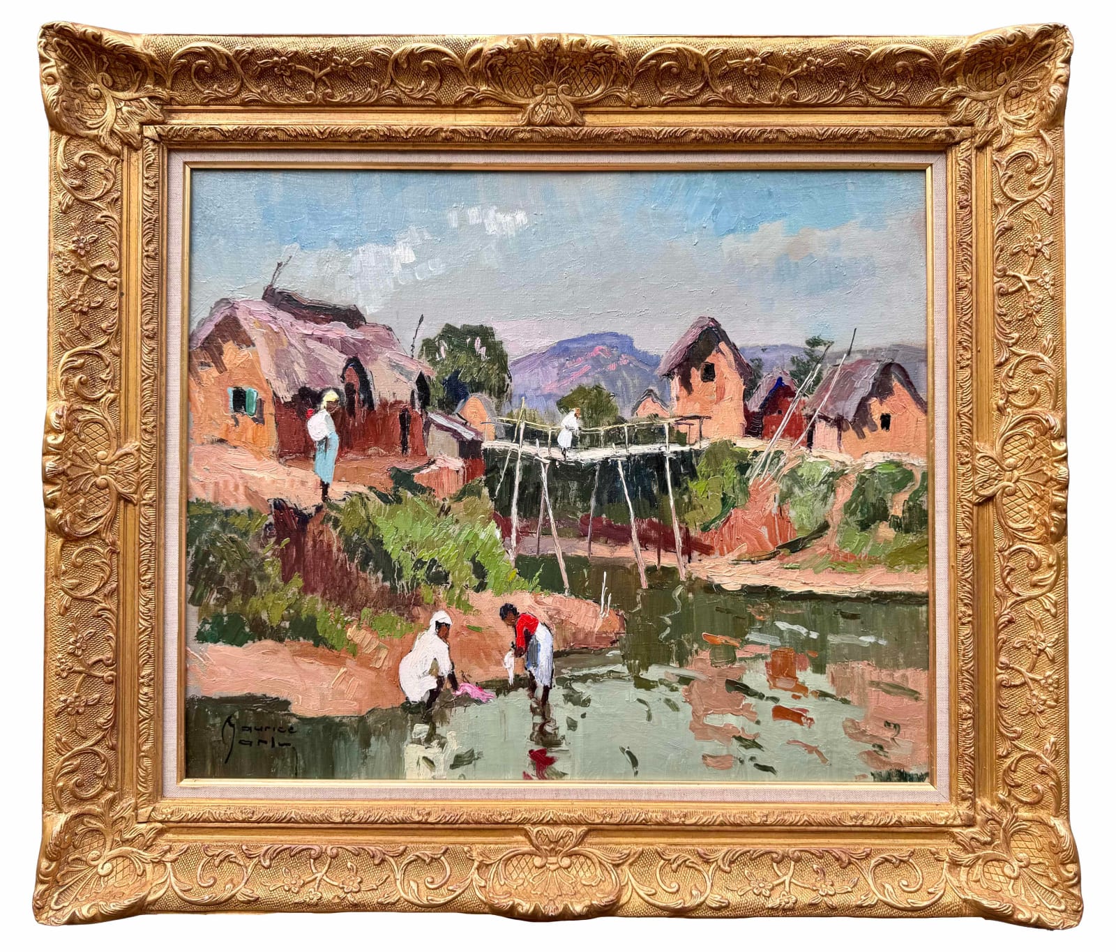 Maurice Martin, Le Village d’Andohatapenaka près de Tananarive, 1960