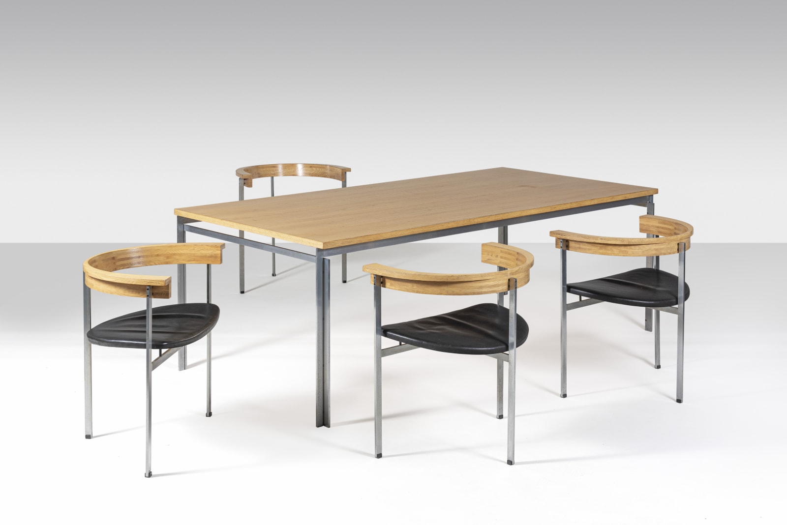 Poul Kjaerholm, Set of 4 armchairs, 1957