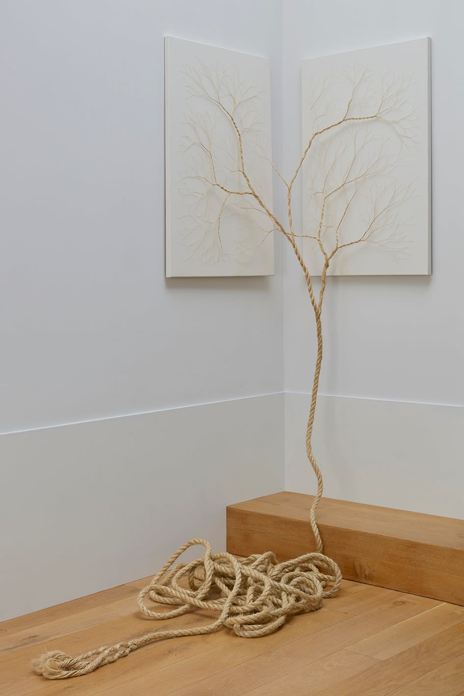 Janaina Mello Landini, Diptych from the Ciclotrama series, 2015