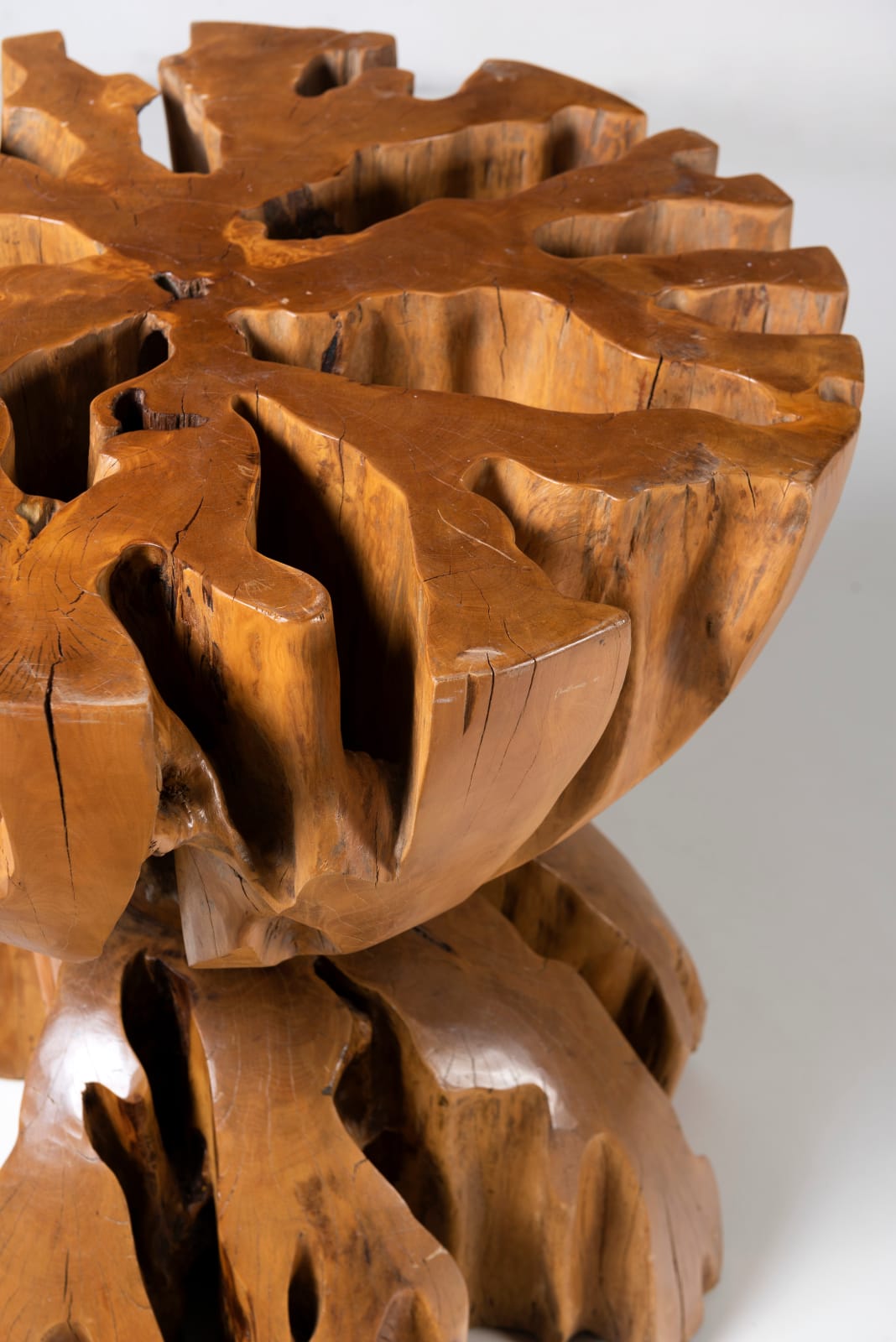 Jose Zanine Caldas, Sculptural side table, 1980's