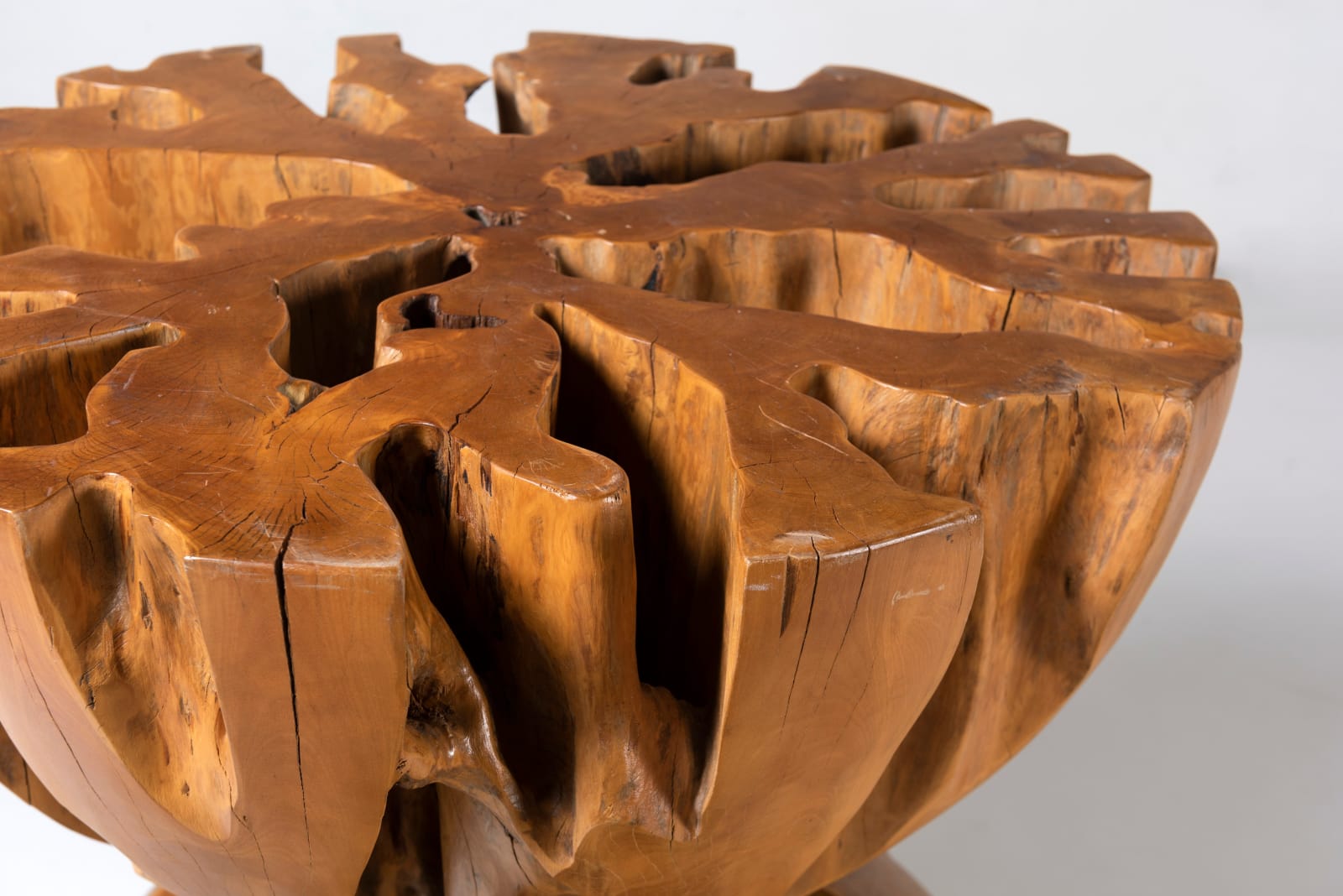 Jose Zanine Caldas, Sculptural side table, 1980's