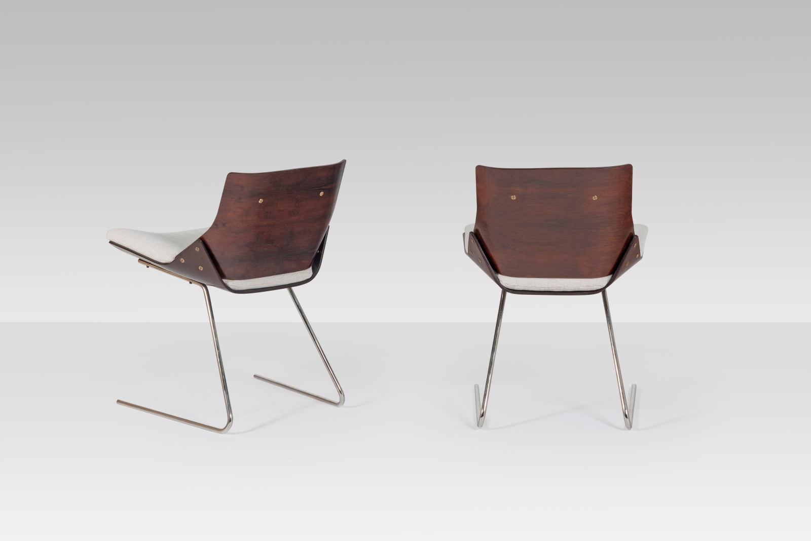 Jorge Zalszupin, Pair of "Canguru" chairs, ca. 1960