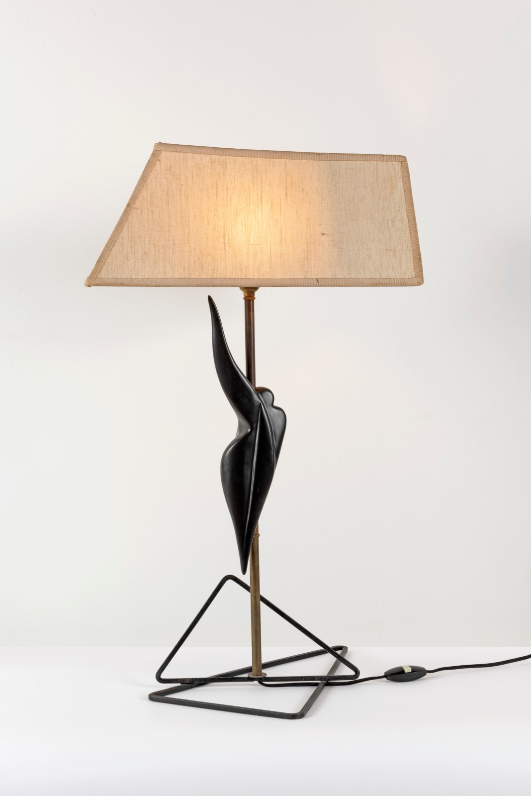 Georges Jouve (in the style of), Table lamp, ca. 1955