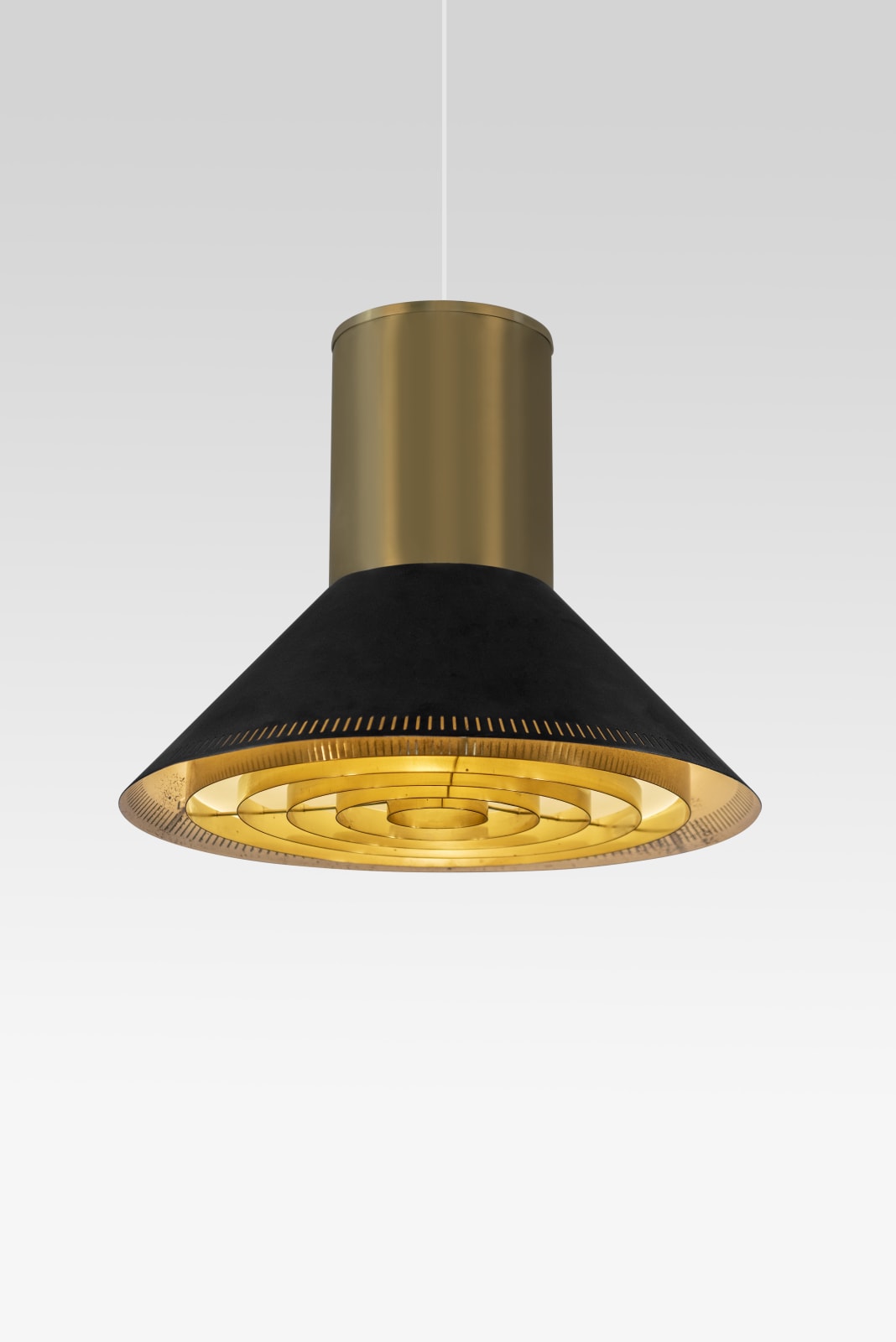 Paavo Tynell, Pair of ceiling lamps, c. 1950